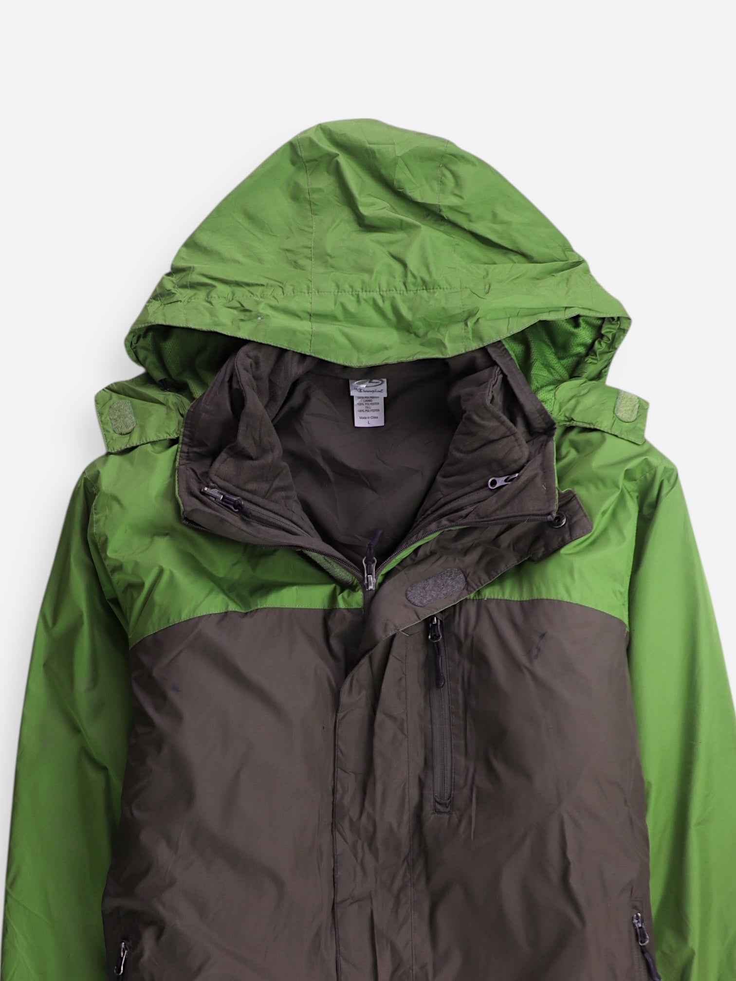 Champion Chaqueta Impermeable Color Block - Hombre - Large