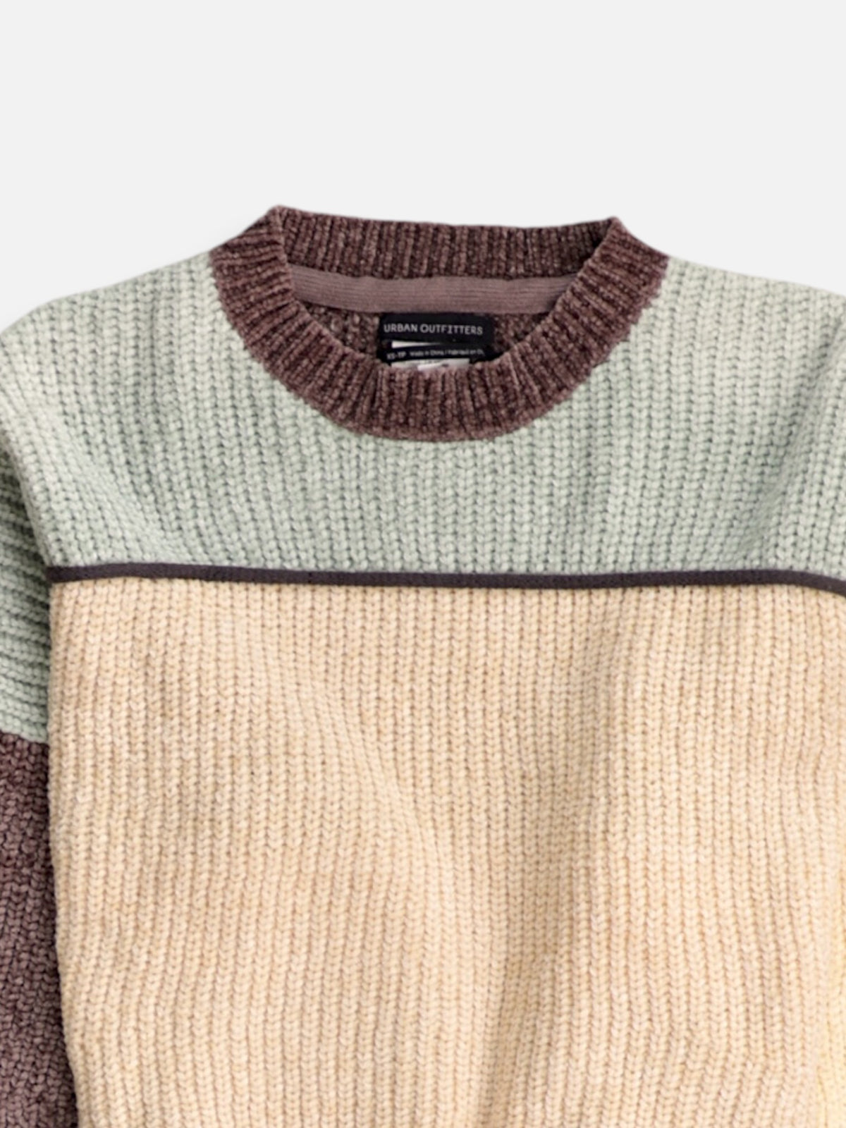 URBAN OUTFITTERS Sueter Knit Color Block - Mujer - XS