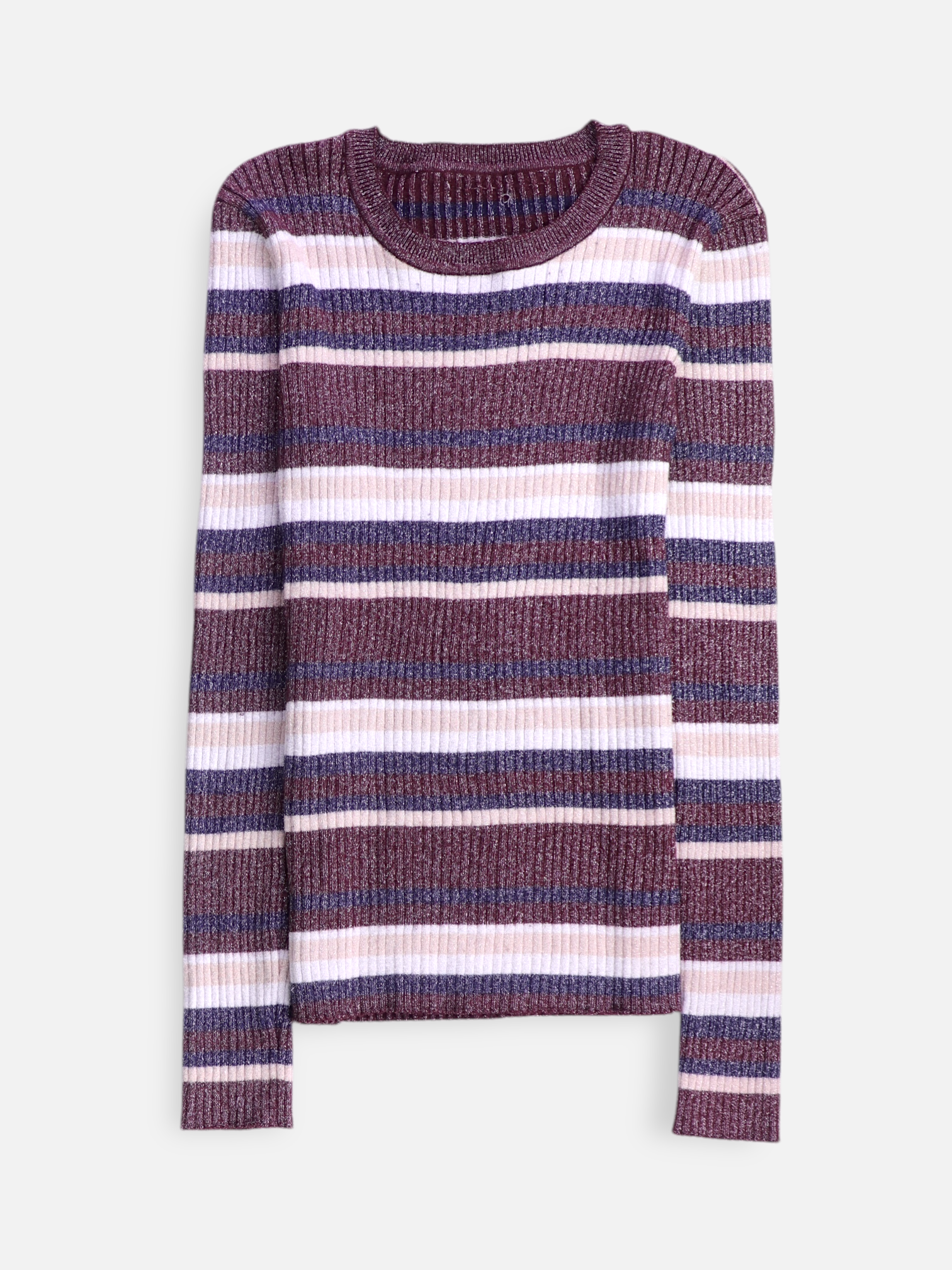 Sueter Knit Color Block - Mujer - Small