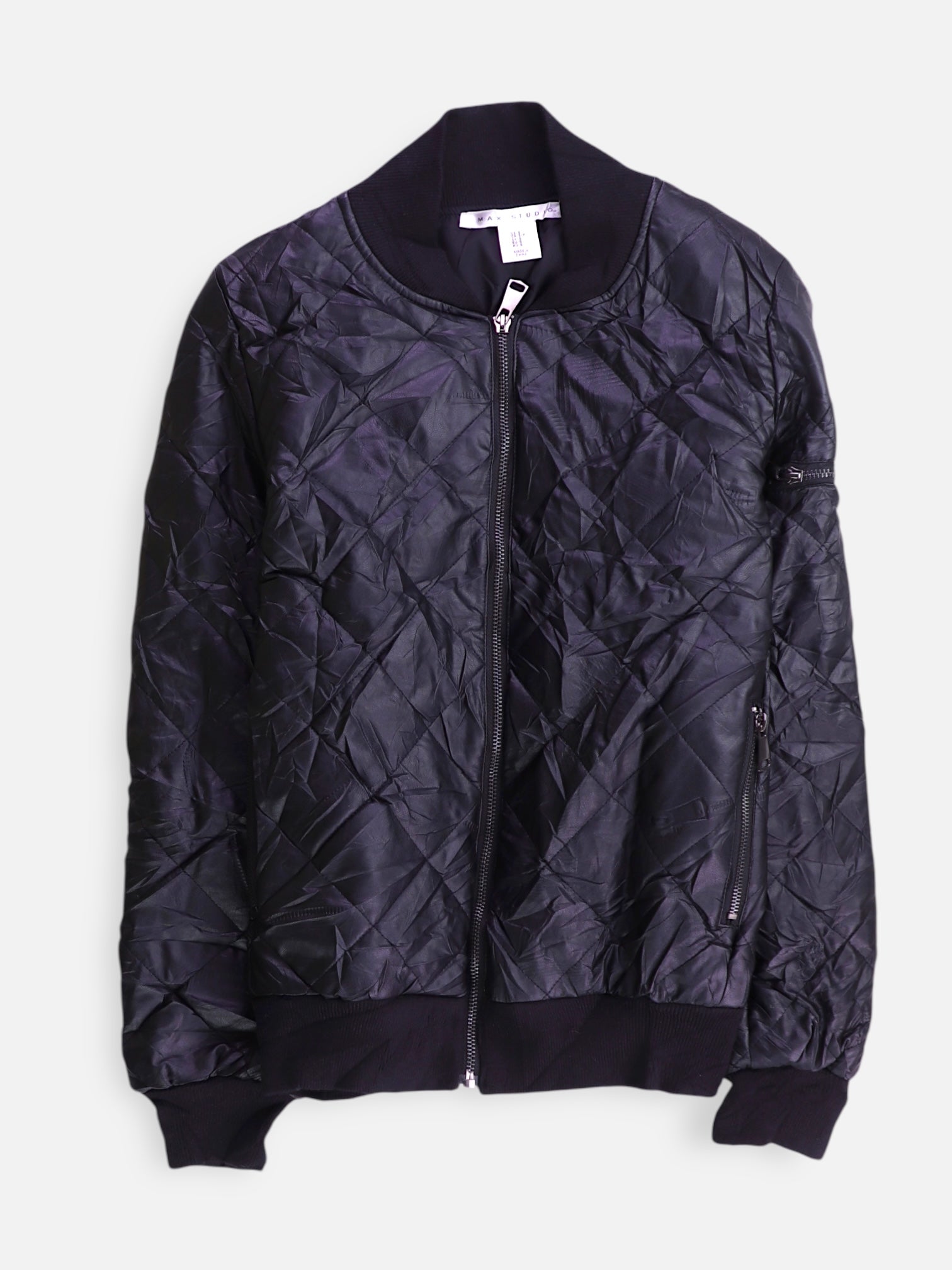 Chaqueta Bomber  Cuero - Mujer - Small