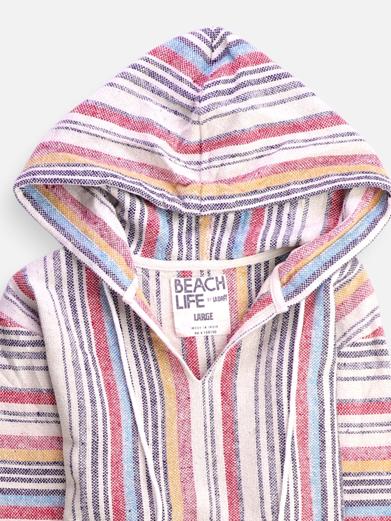 Sudadera Hoodie Color Block - Hombre - Large