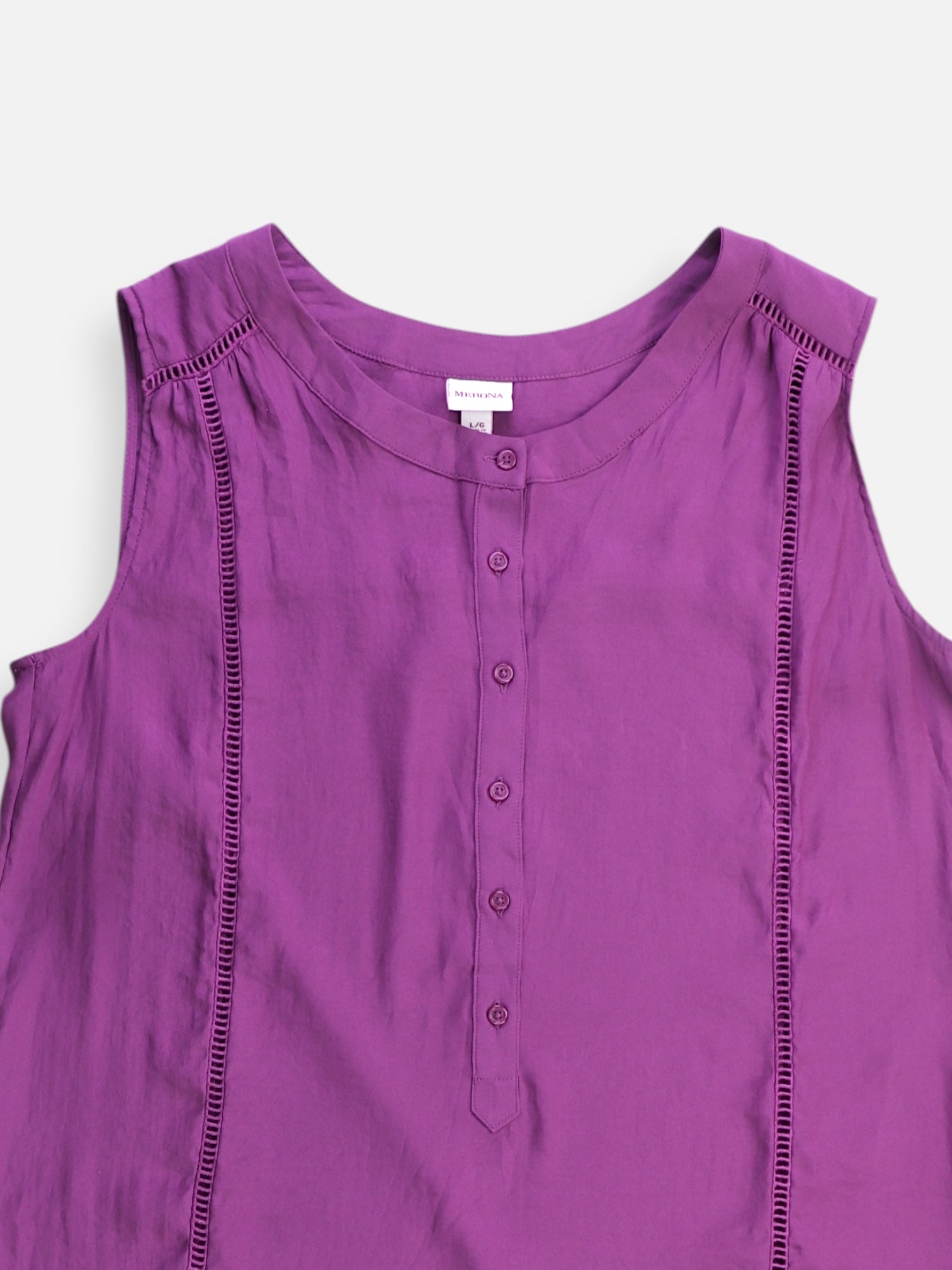 MERONA Blusa Casual - Mujer - Large