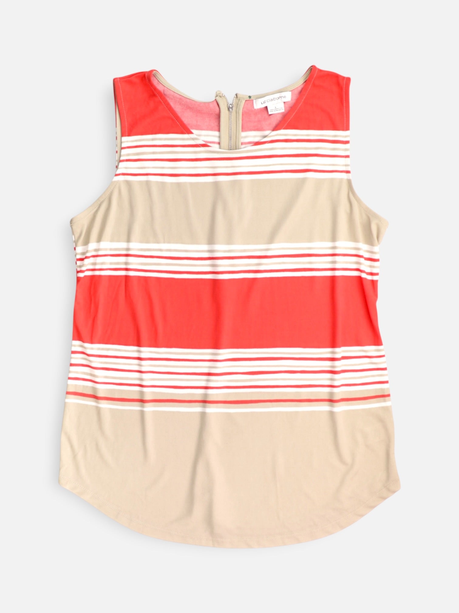 LIZ claiborne Blusa Color Block - Mujer - Large