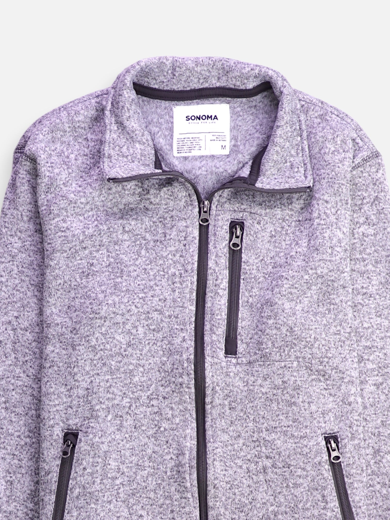 SONOMA Sudadera Fleece Basic - Hombre - Medium