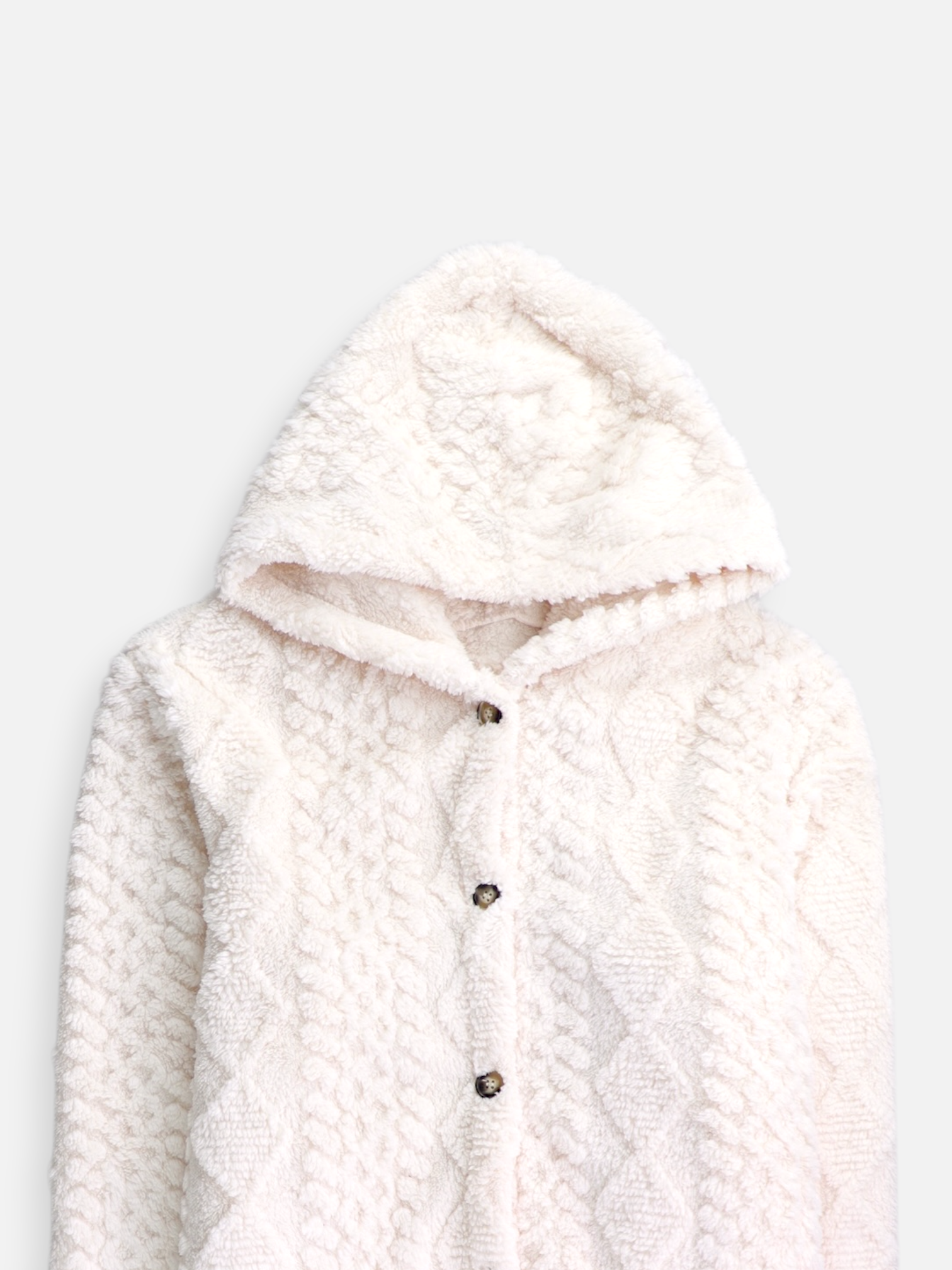 Sudadera Hoodie Teddy - Mujer - XL