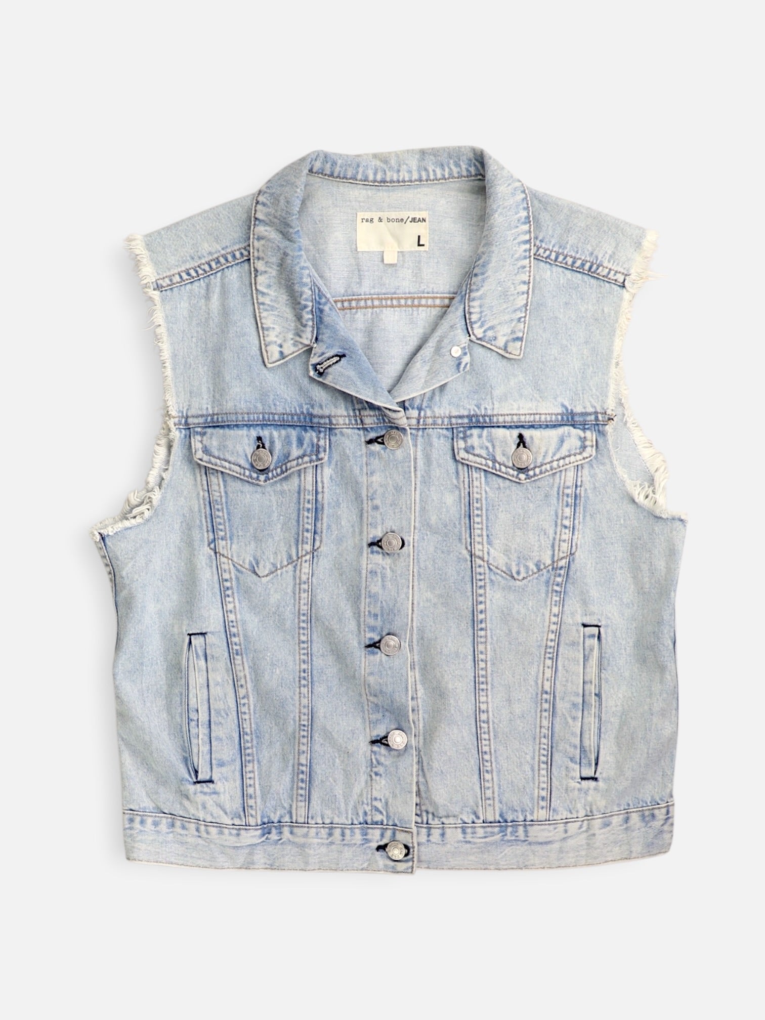 Chaleco Denim - Hombre - Large
