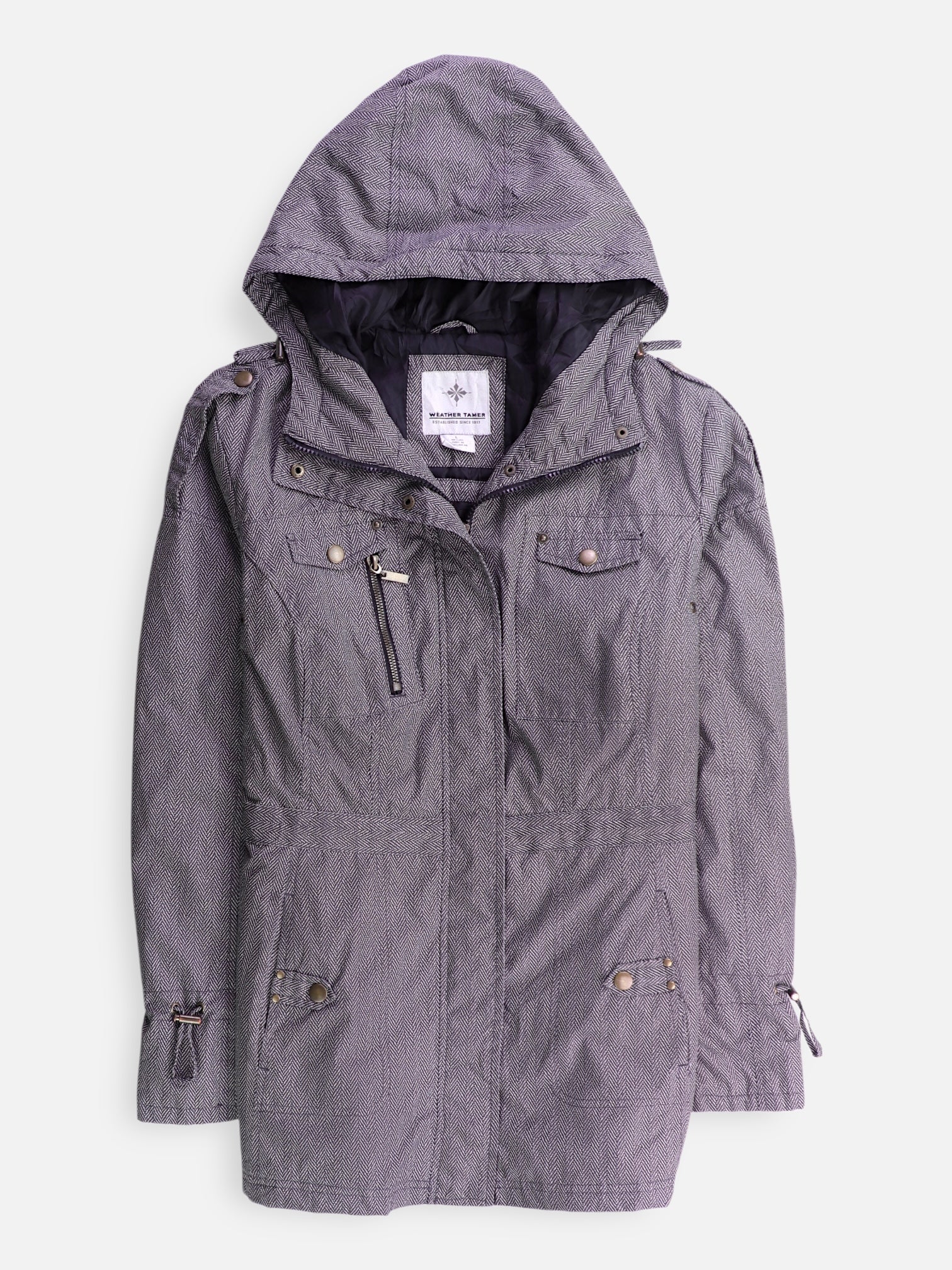Chaqueta Impermeable Cargo - Mujer - Large