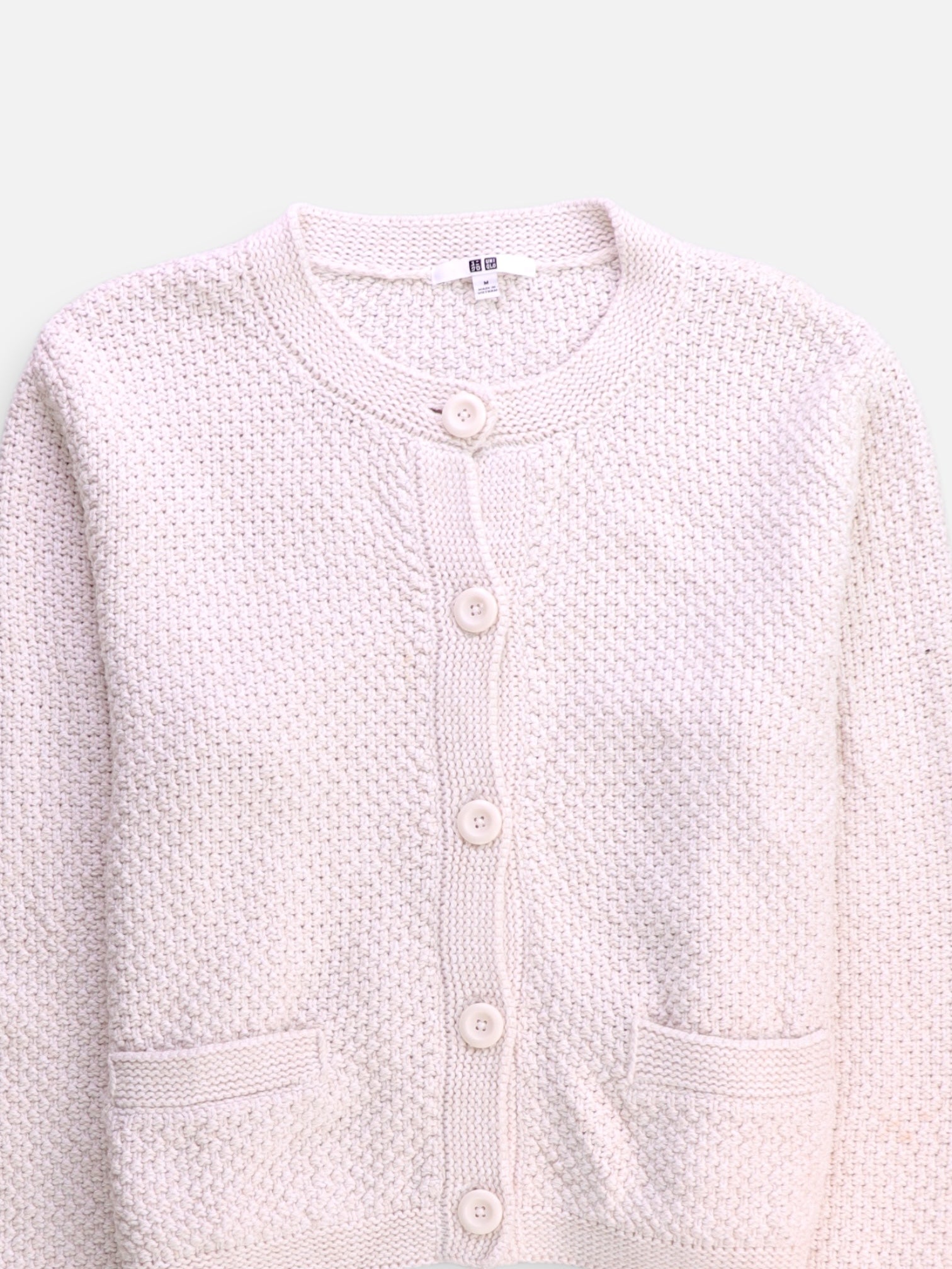 UNIQLO Sueter Cardigan Casual - Mujer - Medium