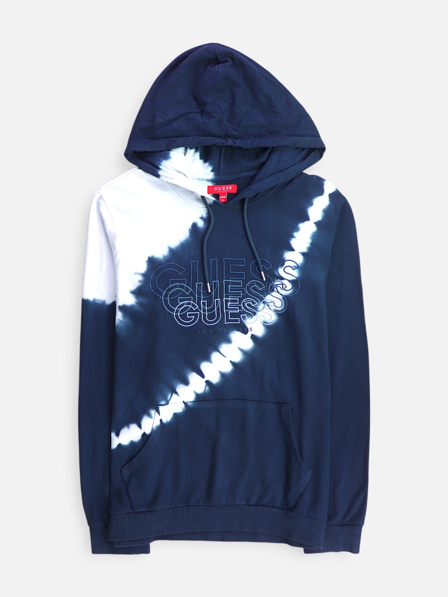 Guess Sudadera Hoodie Tie-Dye - Hombre - XL