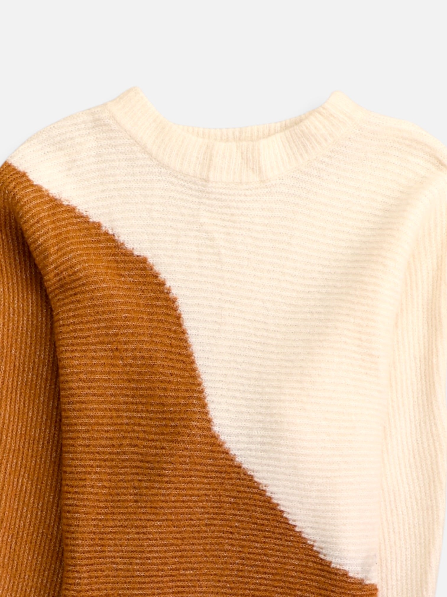 Sueter basic Color Block - Mujer - Large