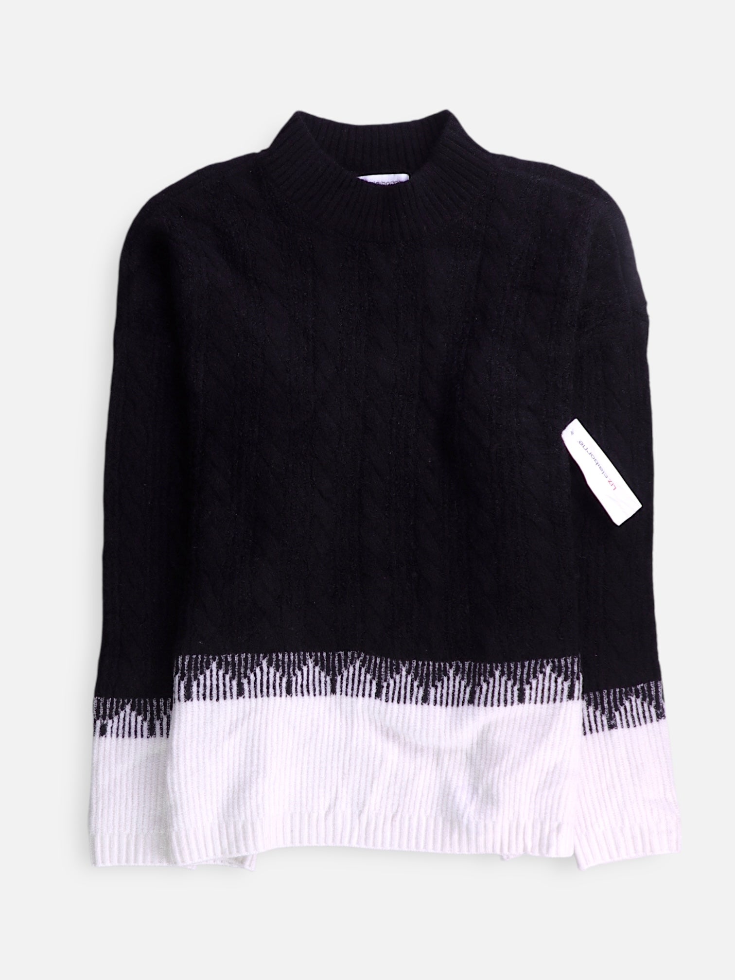 LIZ claiborne Sueter Knit Color Block - Mujer - XL