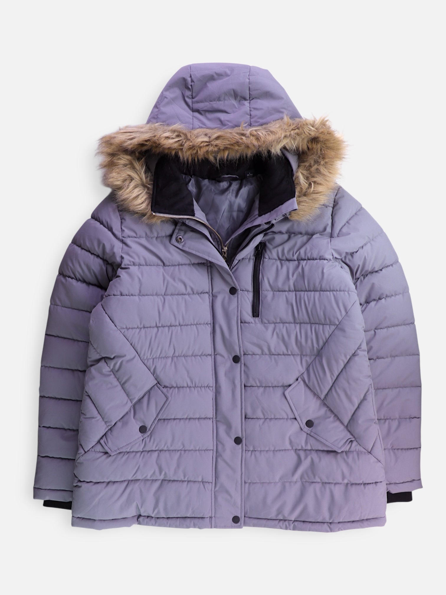 SwissTech Chaqueta Puffer Impermeable - Hombre - Large