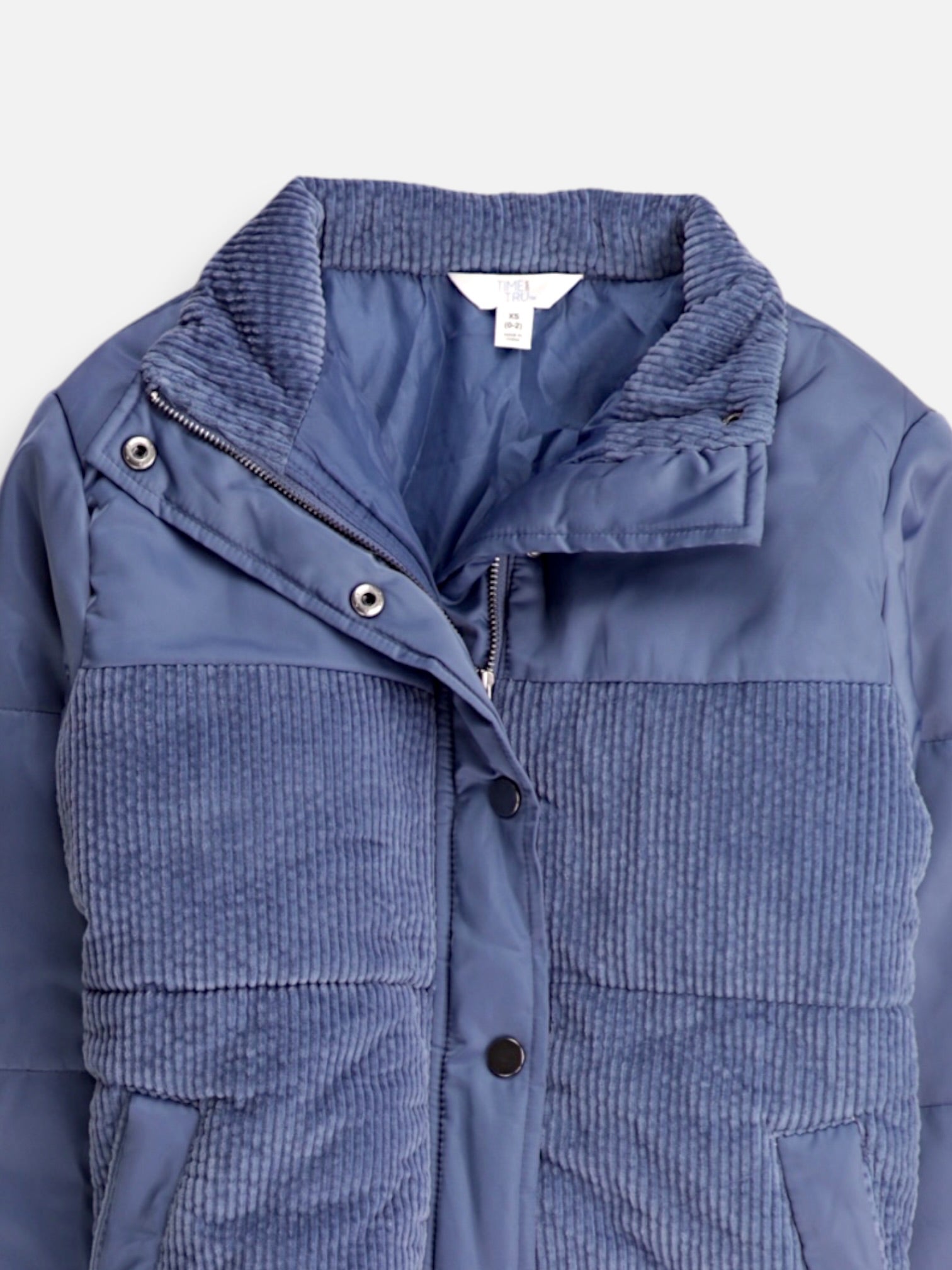 TIME THRU Chaqueta Puffer Impermeable - Mujer - XS