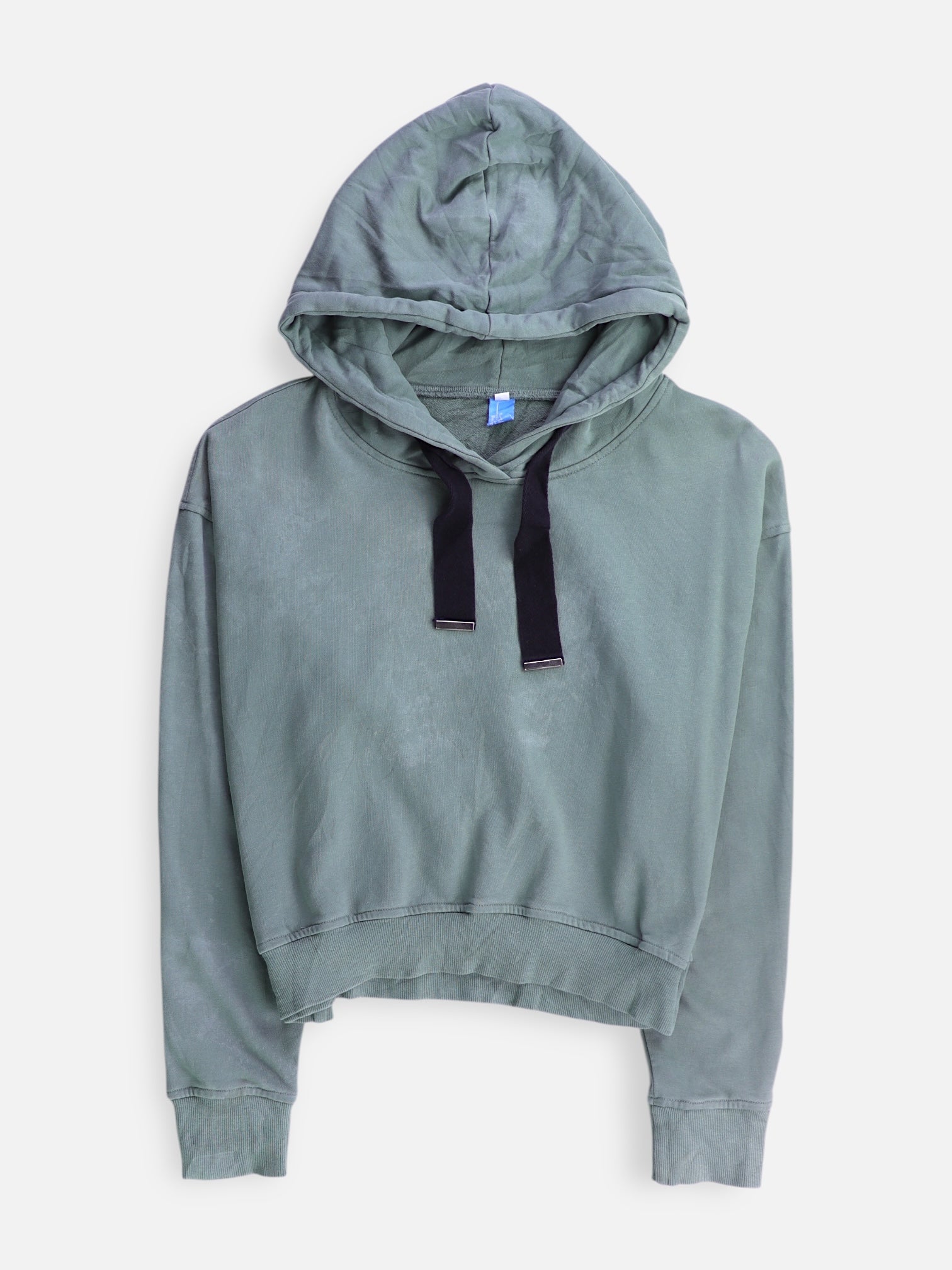 Sudadera Hoodie Crop Top - Mujer - Small