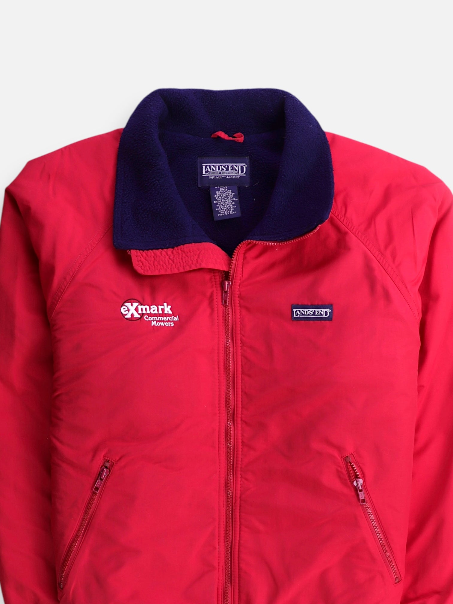 LANDS END Chaqueta Impermeable Fleece - Hombre - Large