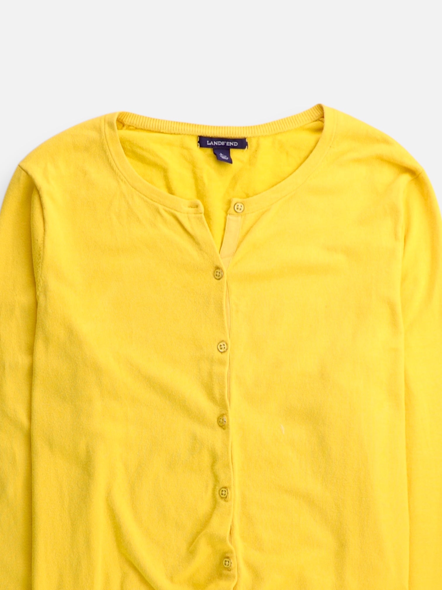 LANDS END Sueter Cardigan Casual - Mujer - Large