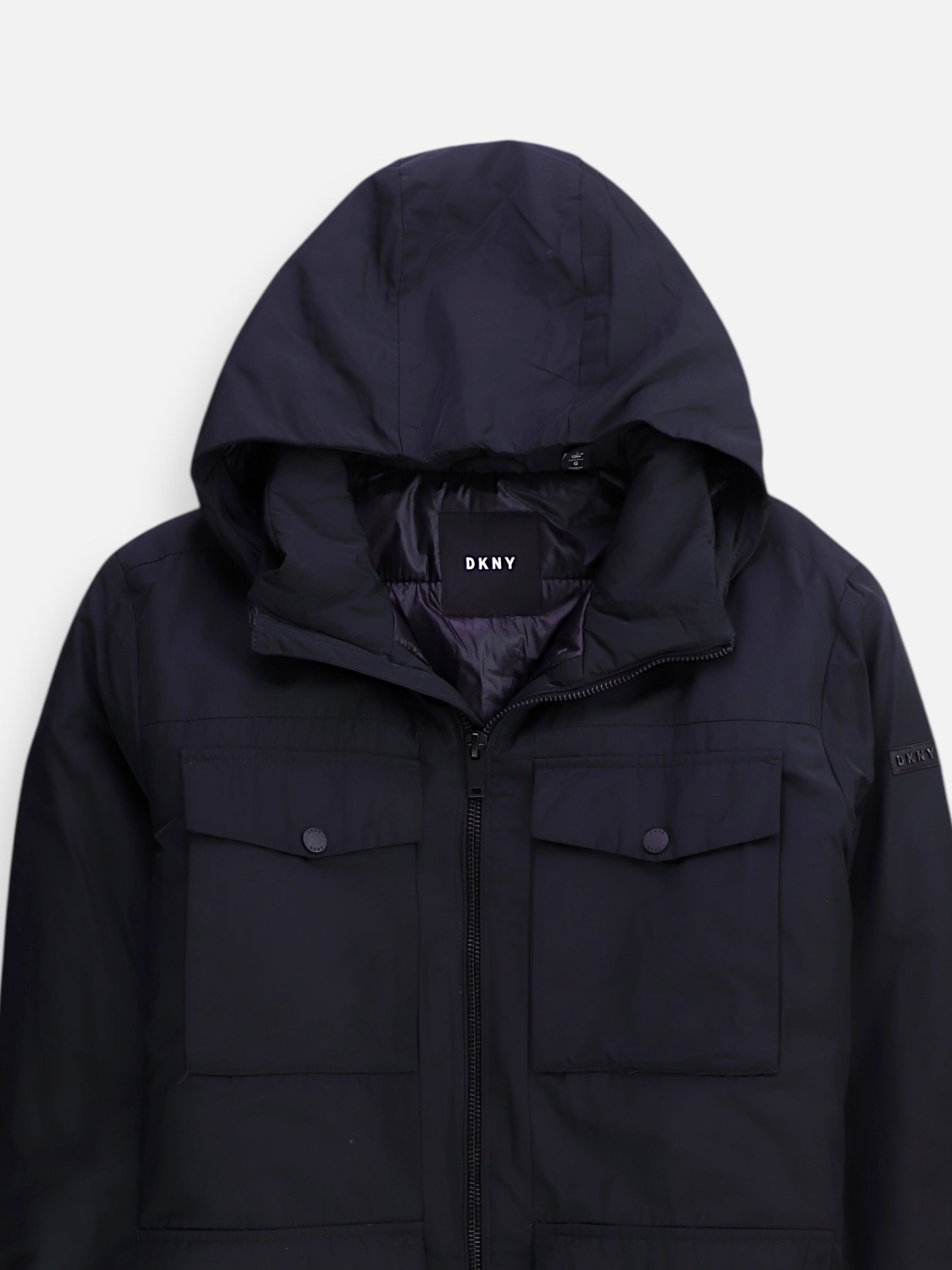 DKNY Chaqueta Impermeable Cargo - Hombre - Large