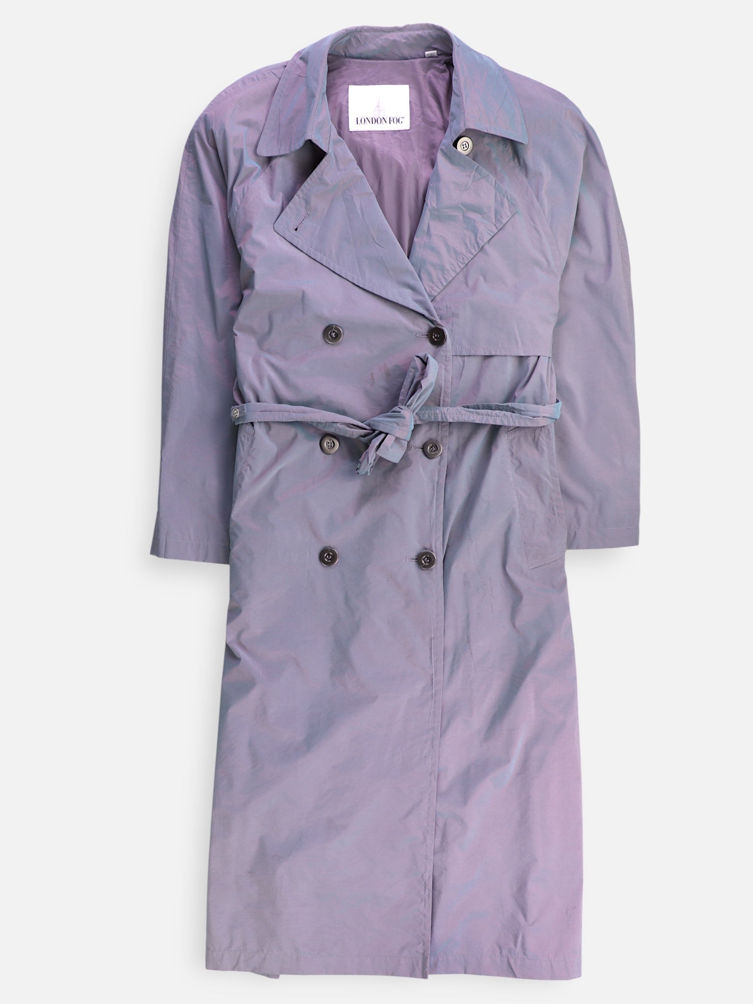 LONDON FOG Abrigo Donble breasted trench Casual - Mujer - XL