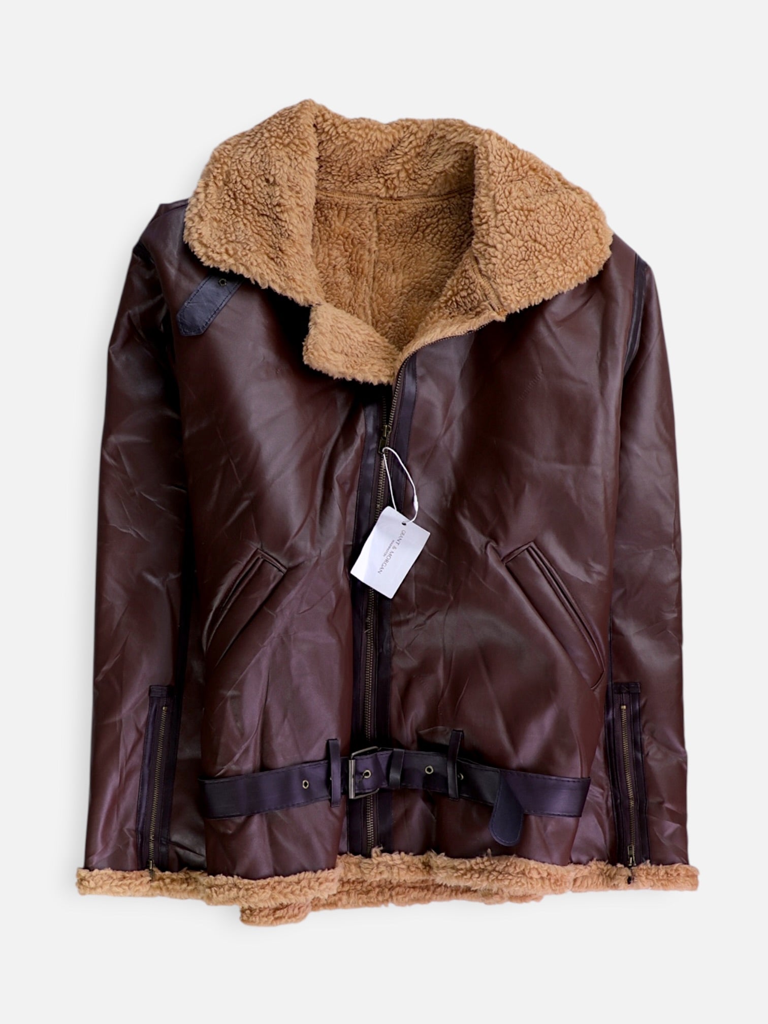 Chaqueta Aviator Cuero - Hombre - XL