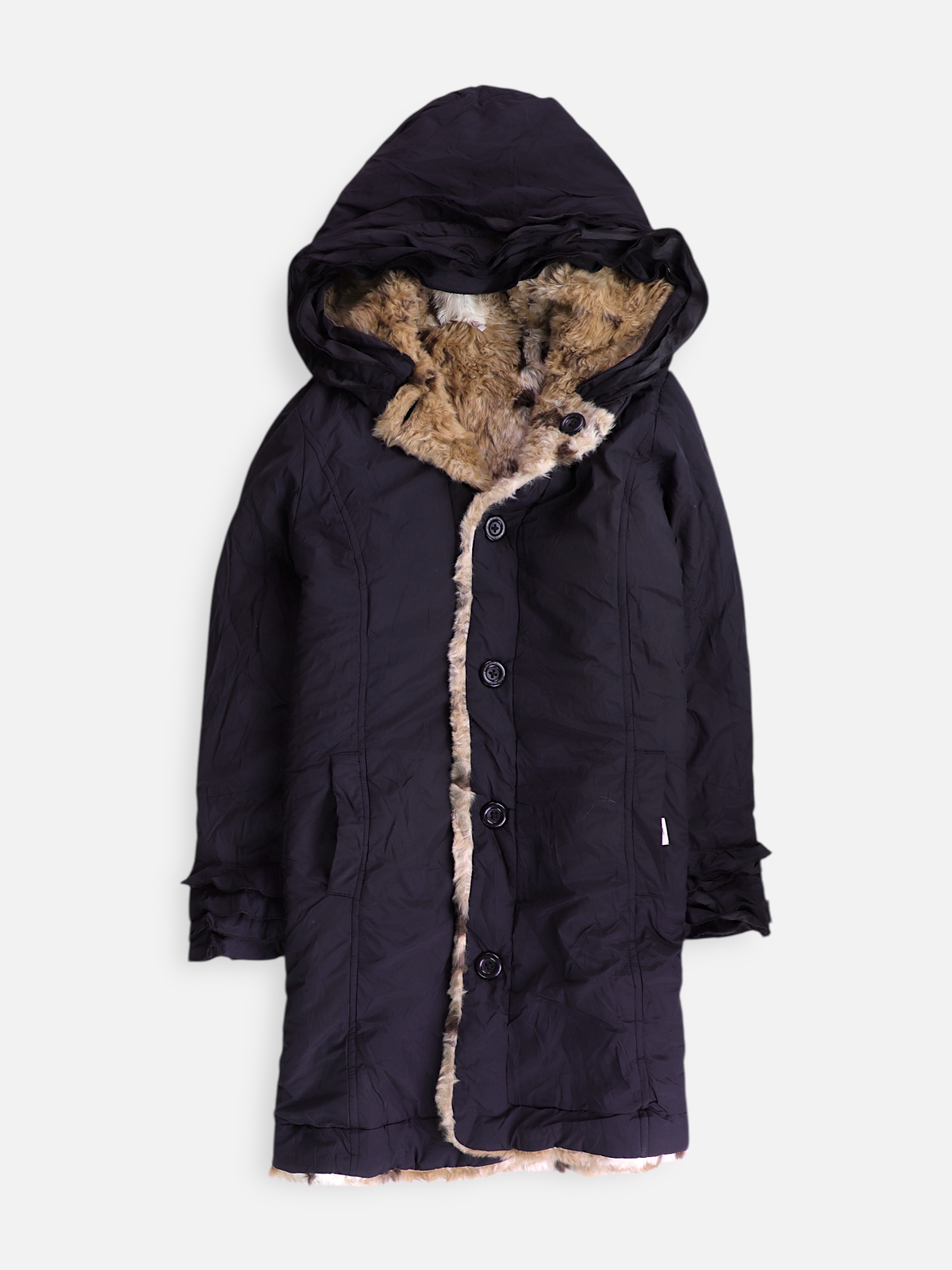 PLACE Abrigo Teddy Reversible - Niña - Large - 10-12Y (Años)