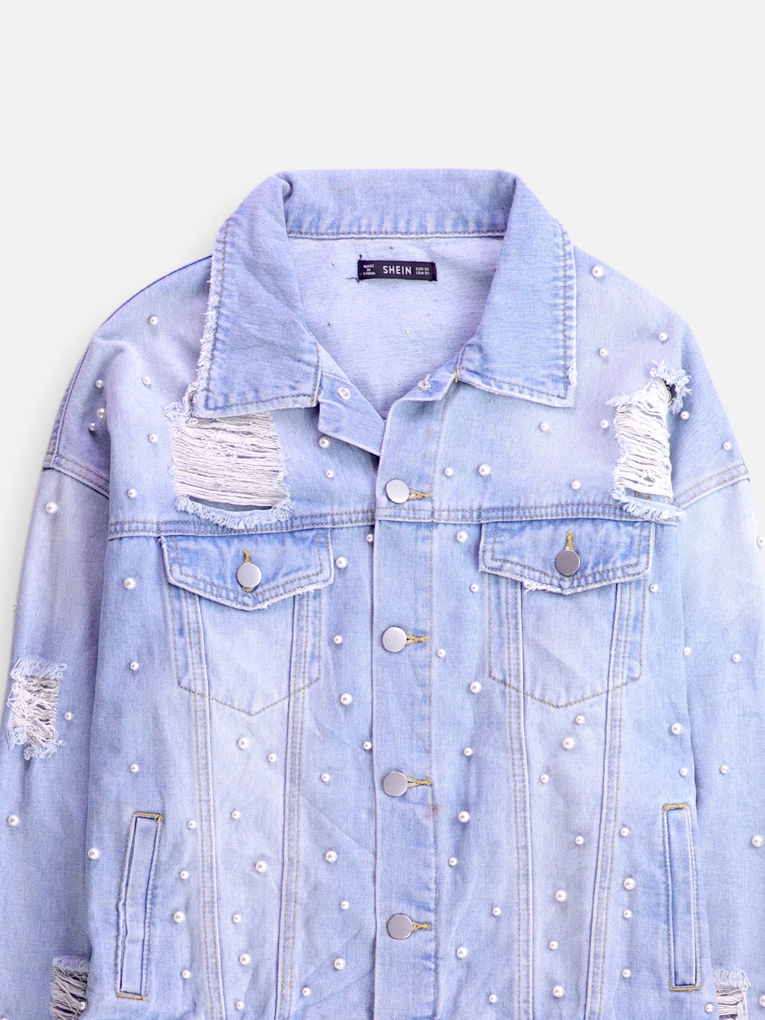 SHEIN Chaqueta Denim  Basic - Mujer - XS
