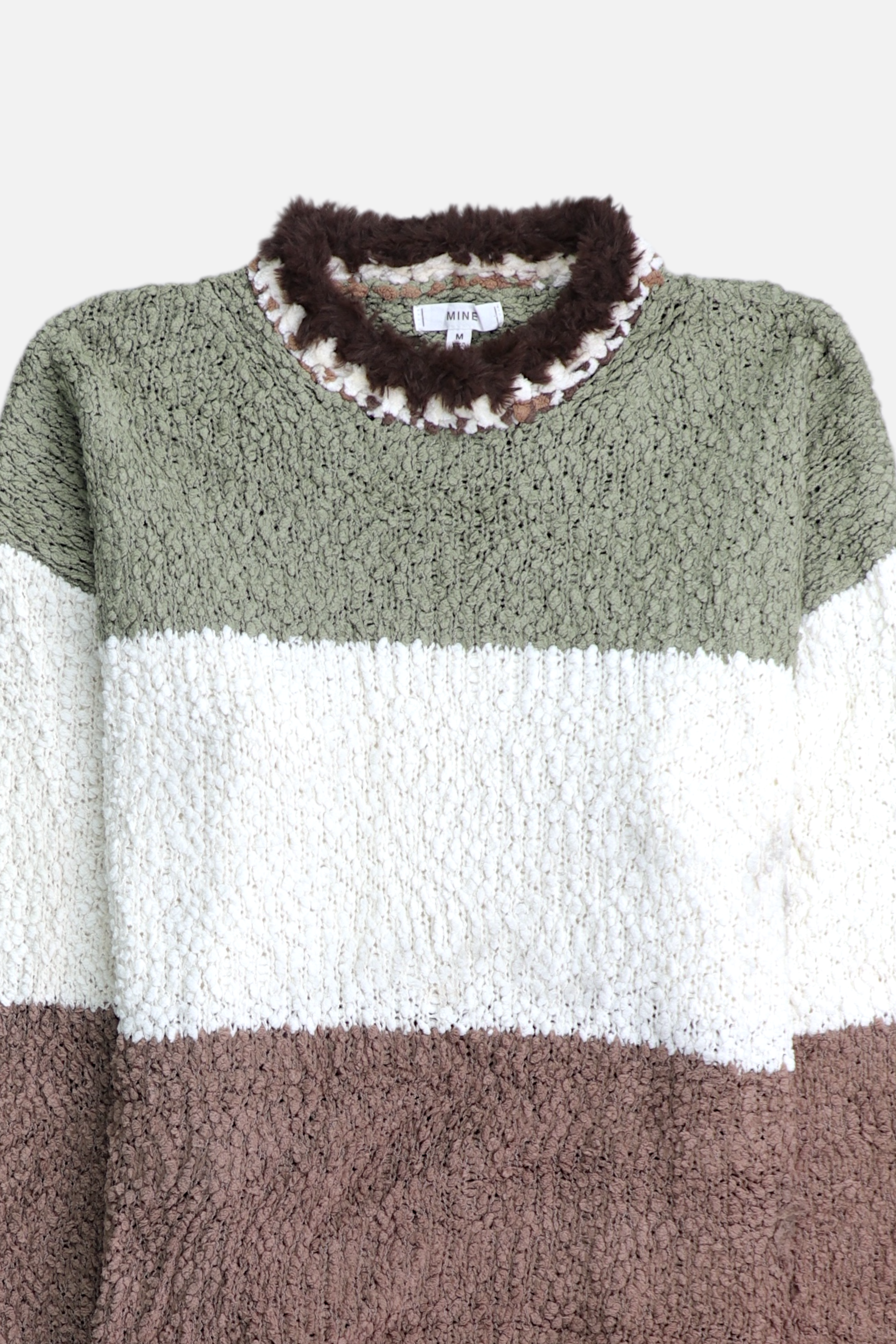 Sueter Knit Color Block - Mujer - Medium