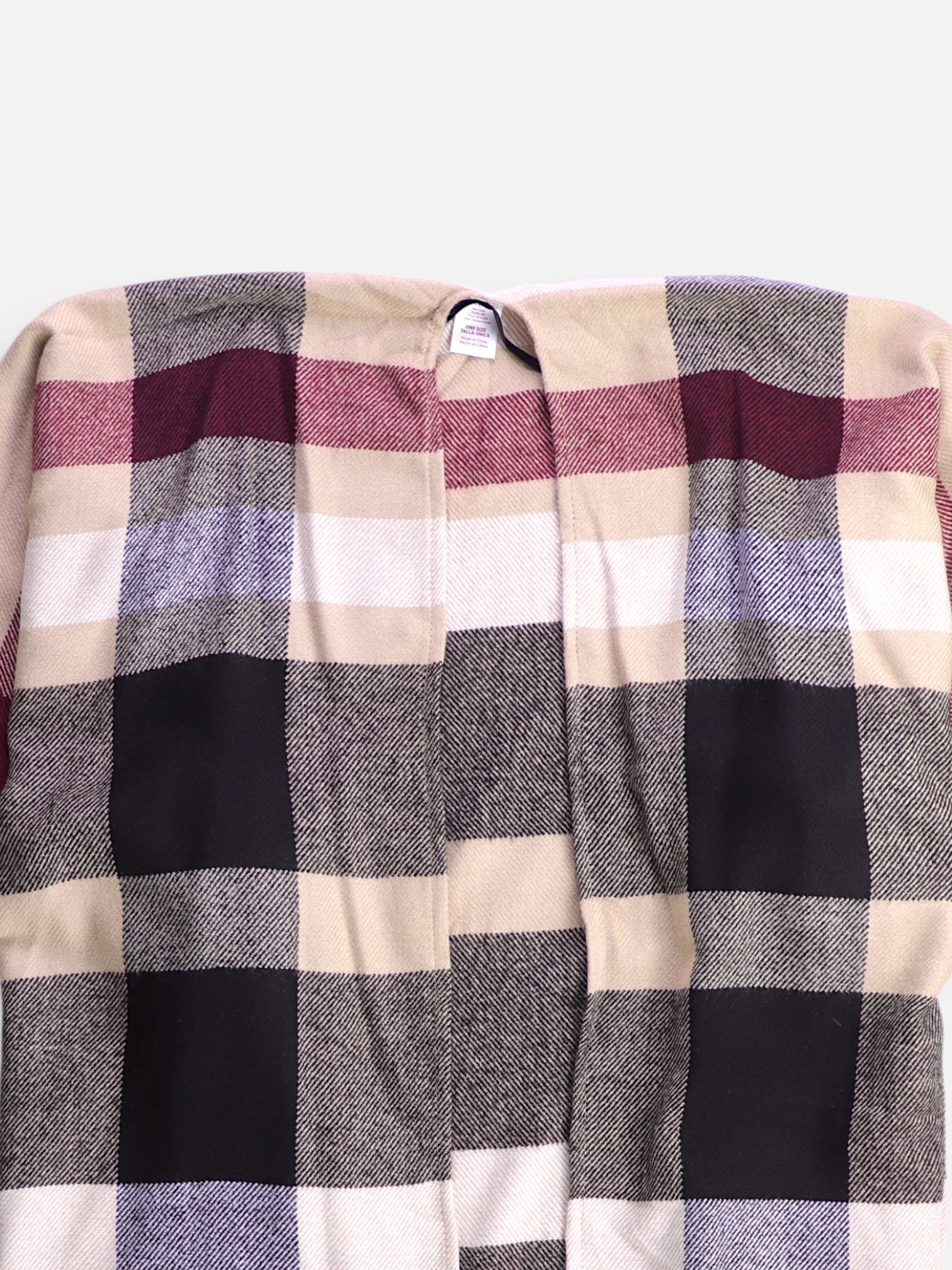 Poncho Color Block - Unisex - Talla Única (One Size)