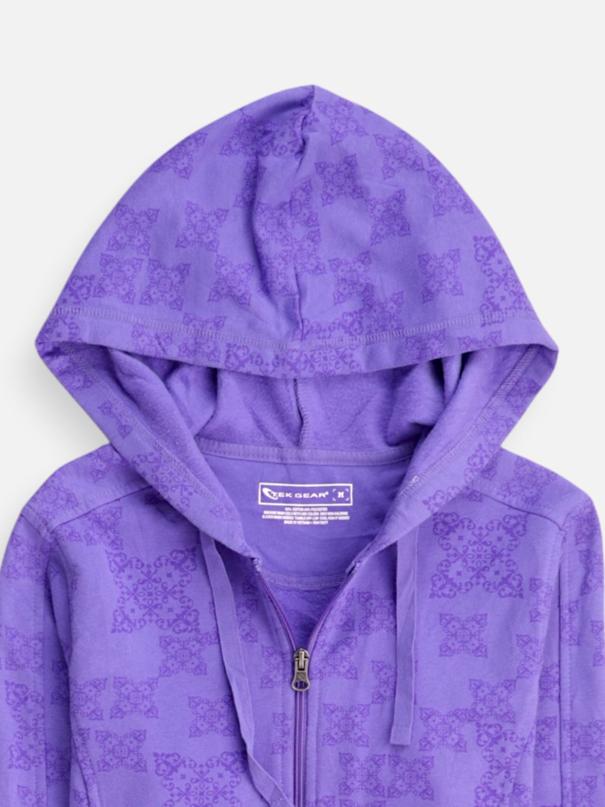 TEK GEAR Sudadera Hoodie Basic - Mujer - Medium