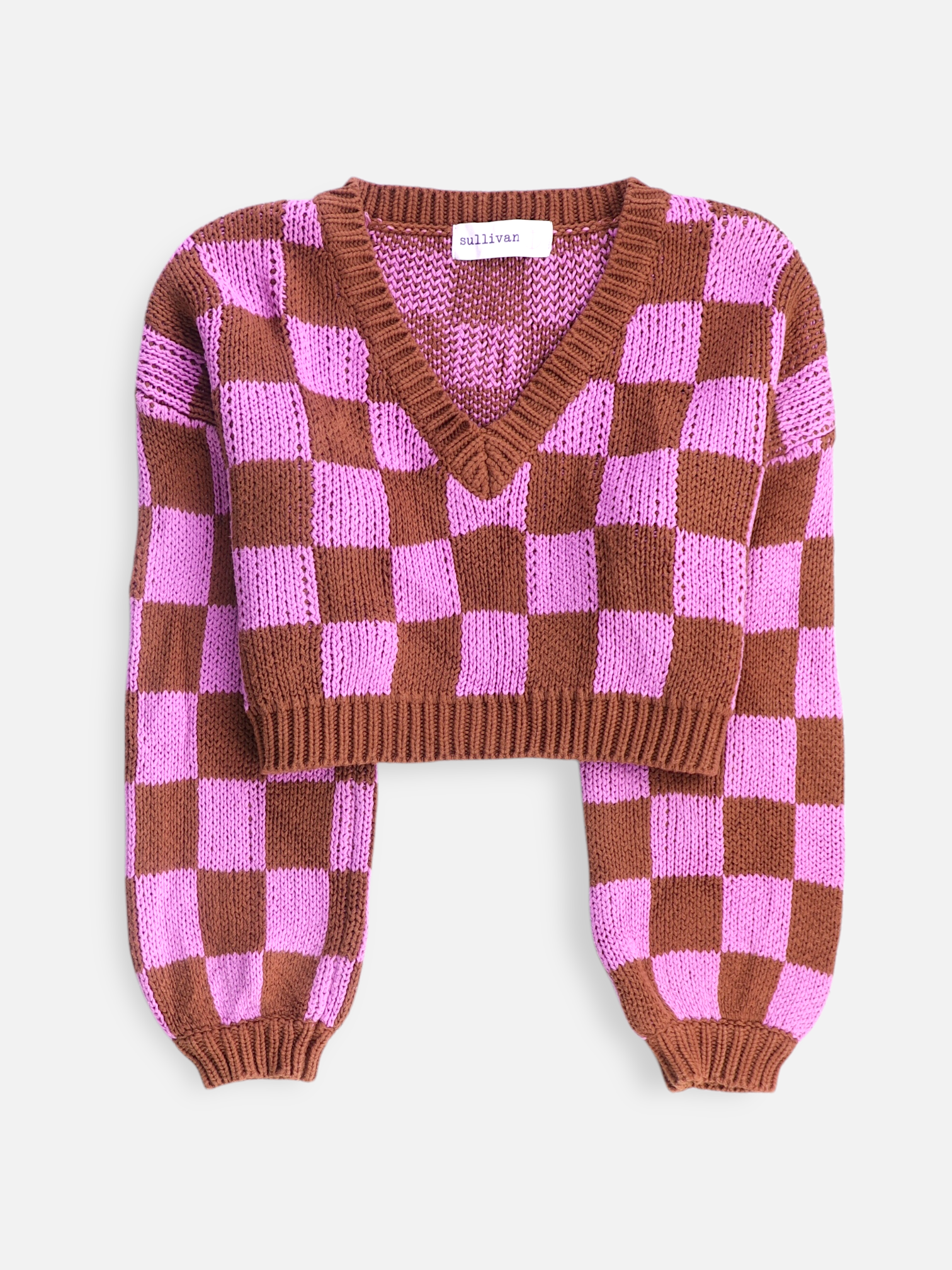 Sueter Knit Color Block - Mujer - Small