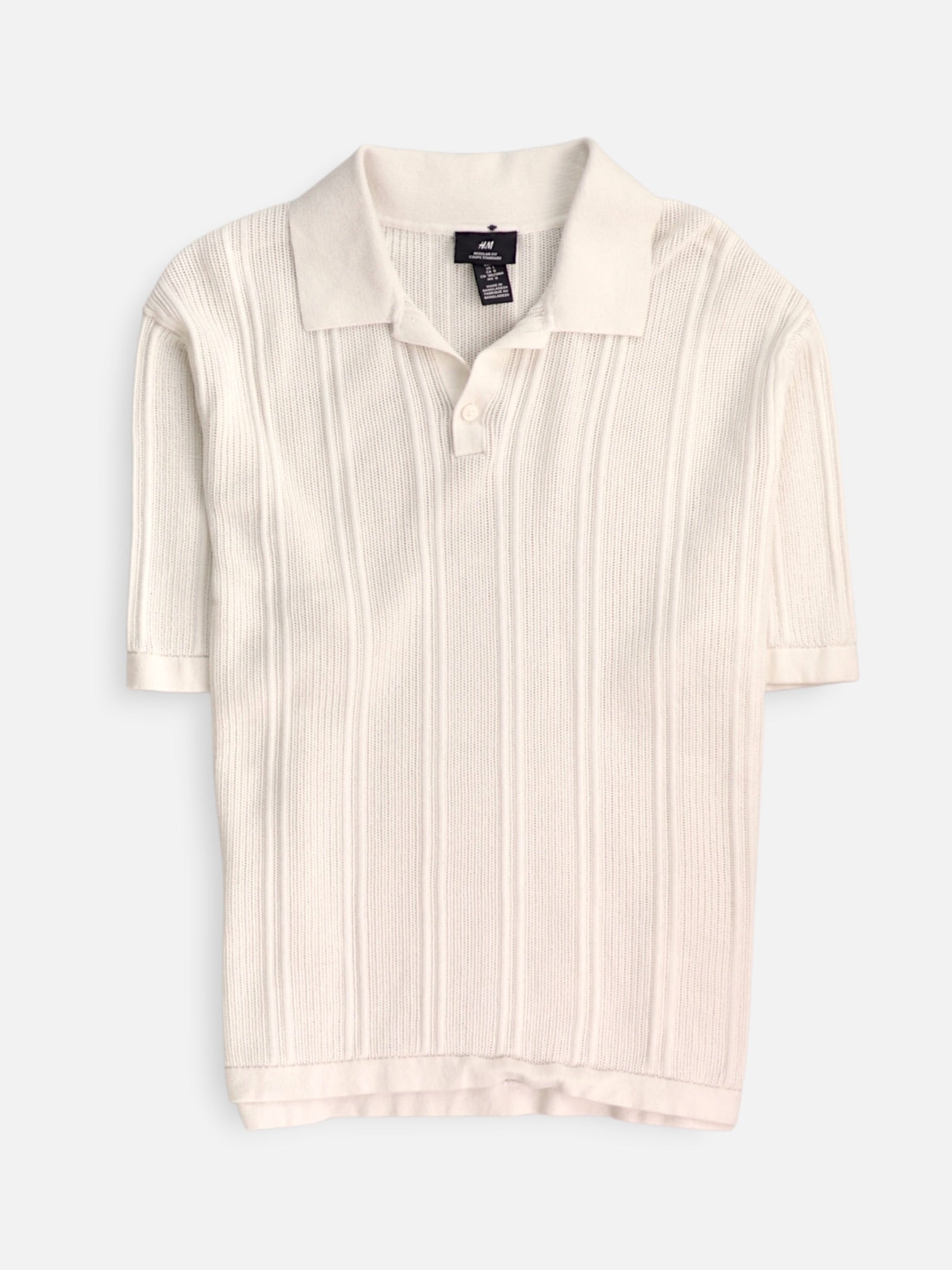H&M Camisa Casual - Hombre - Large