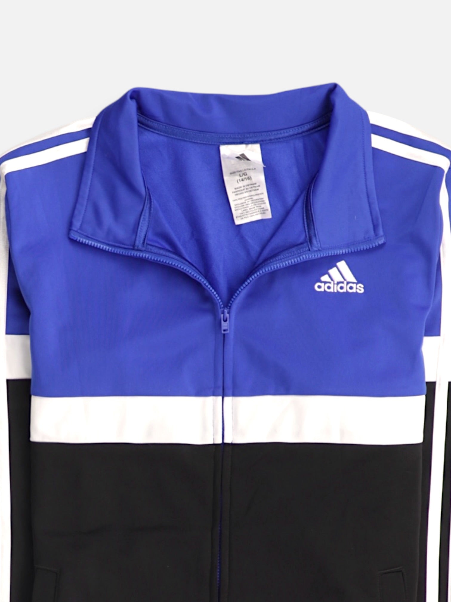 Adidas Sudadera Fleece Color Block - Niño - Large - 14-16Y (Años)