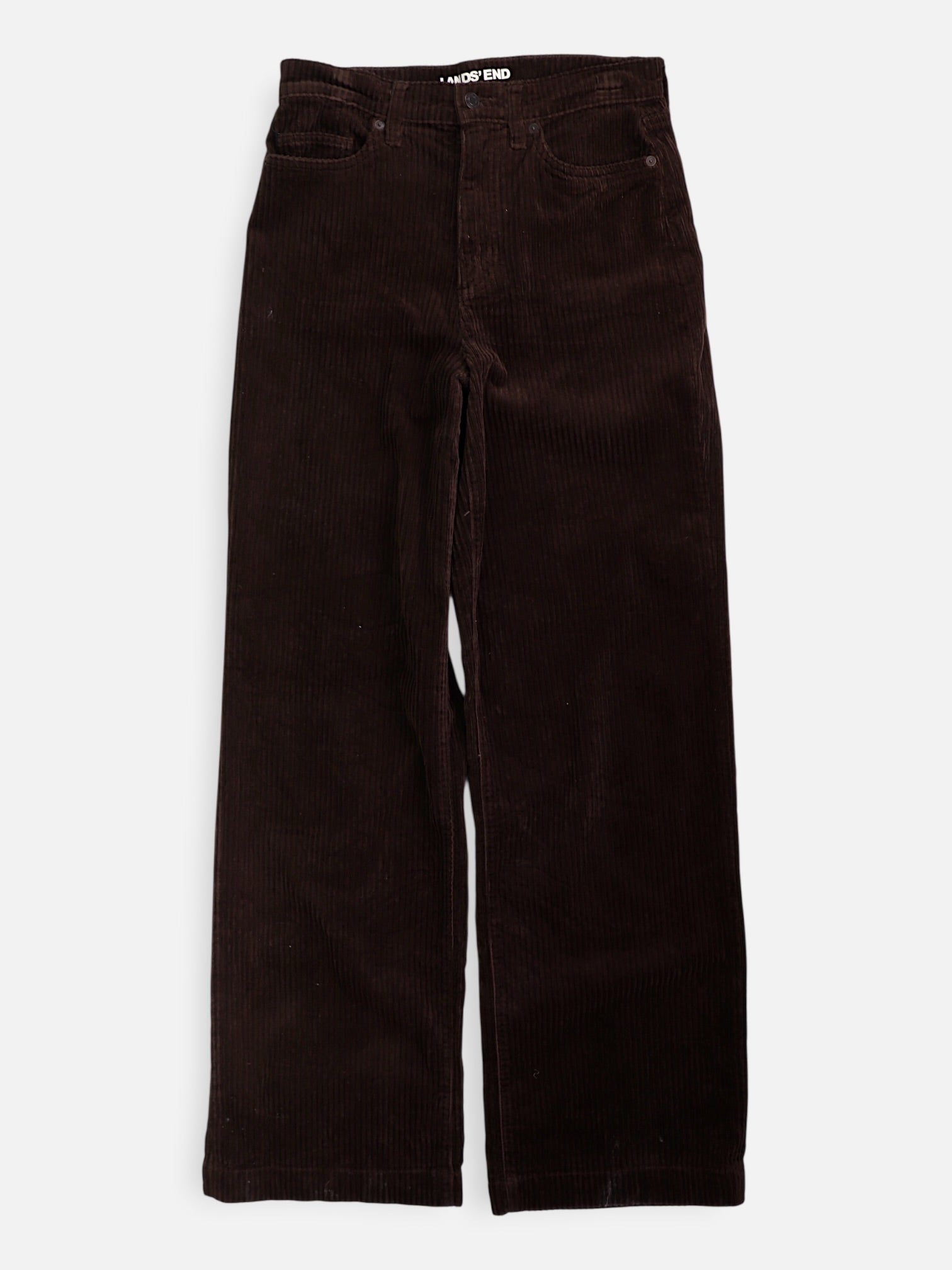 LANDS END Pantalon Regular Fit Corduroy - Mujer - 8