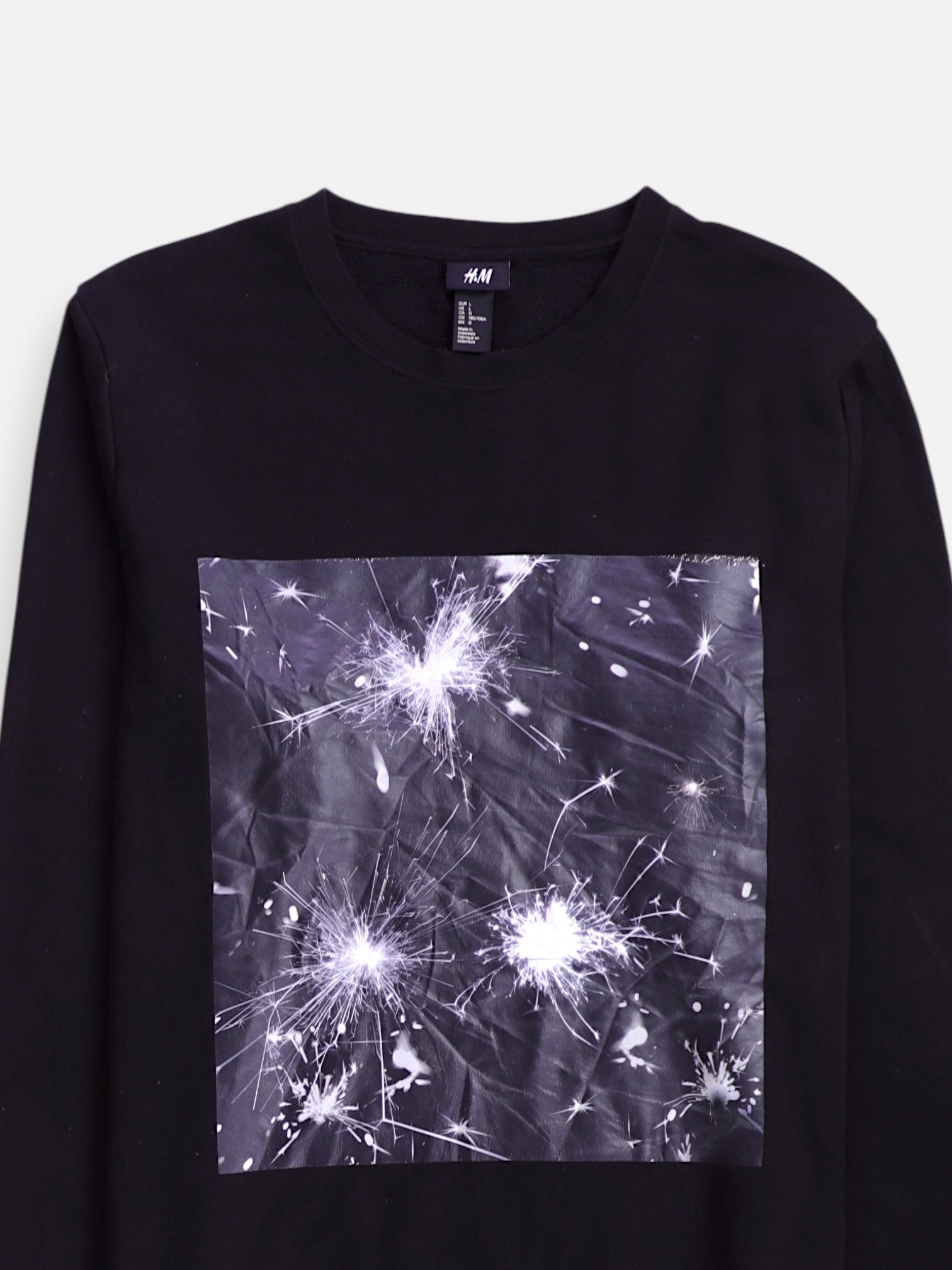 H&M Sudadera Sweatshirt Basic - Hombre - Large