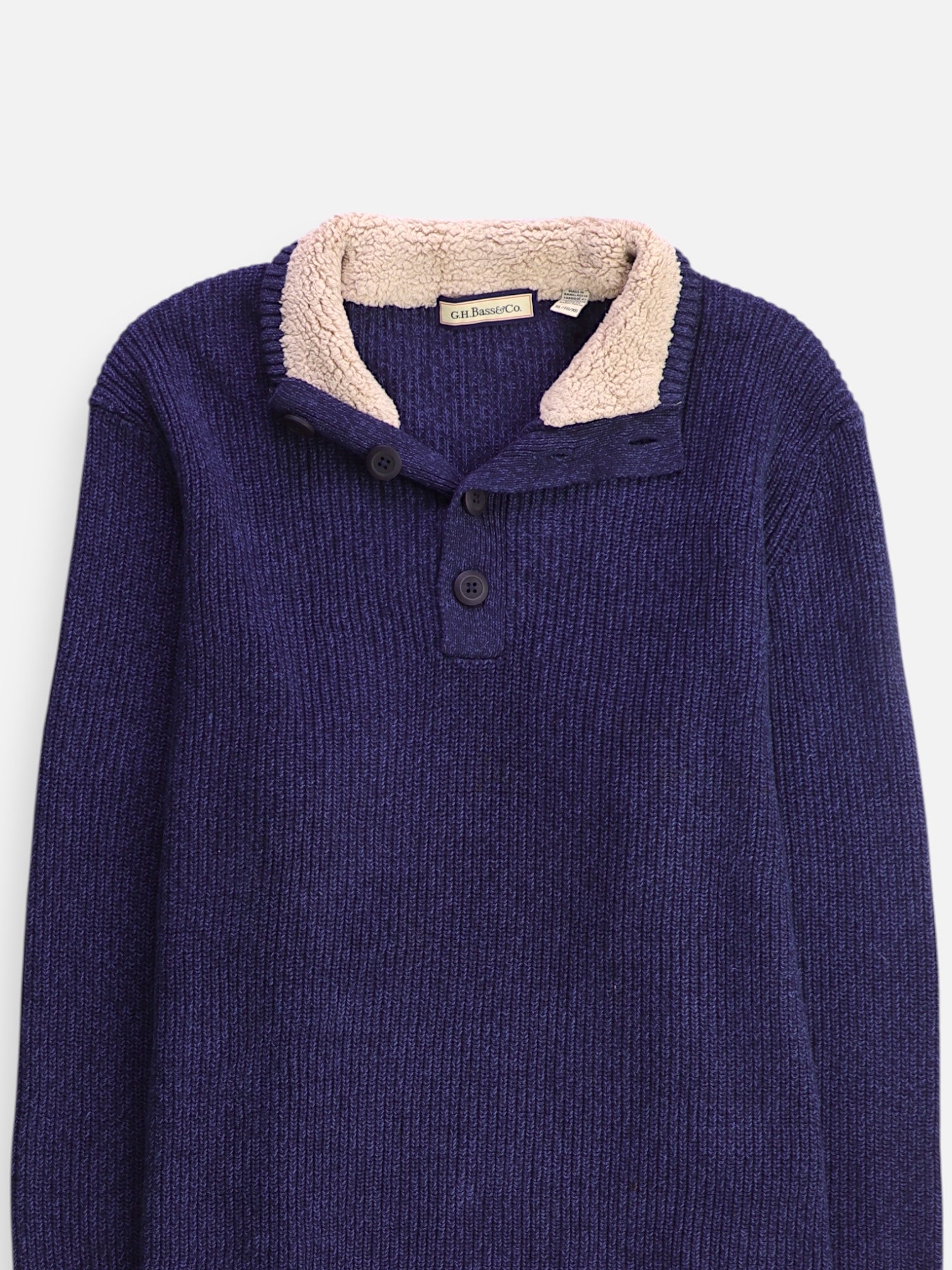 G.H. BASS & CO Sueter Fleece Casual - Hombre - XL