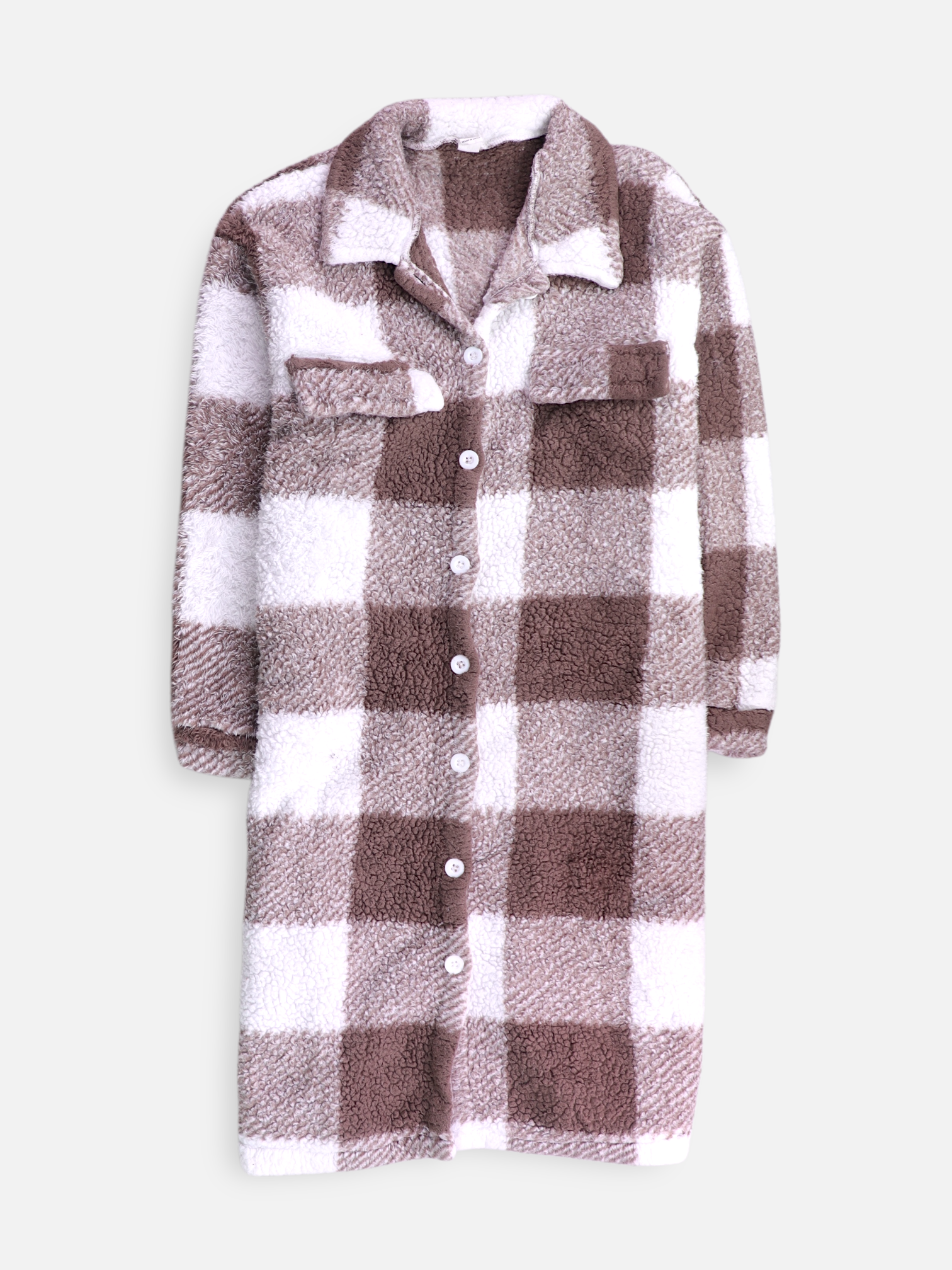 SHEIN Chaqueta Sobrecamisa Color Block - Niña - N/A - 11-12Y (Años)