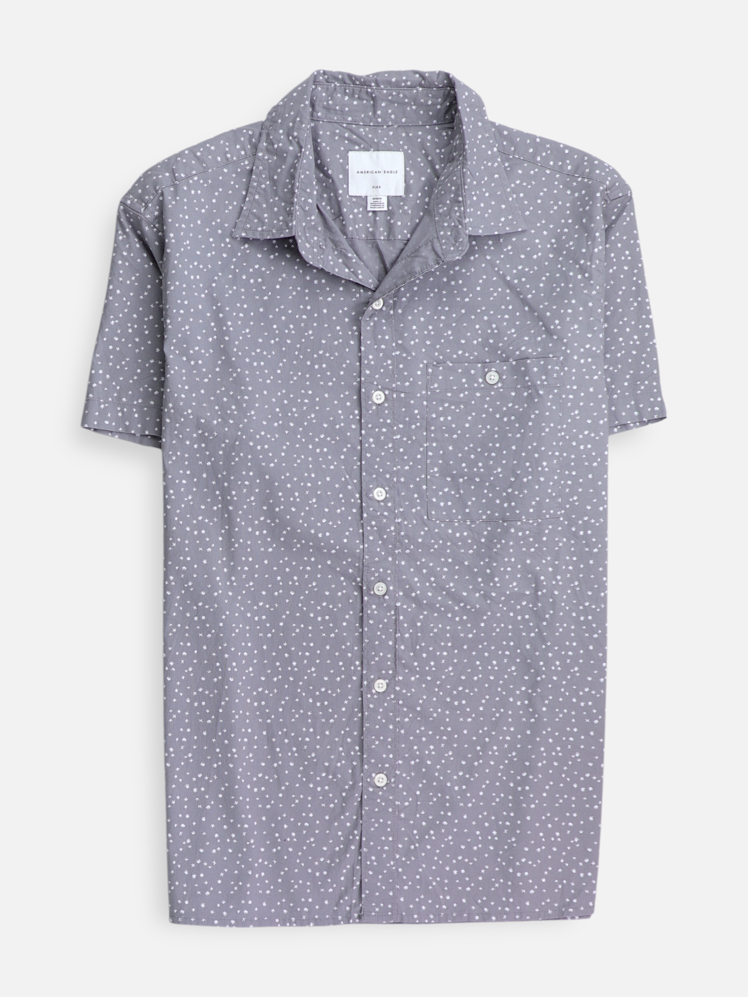 American Eagle Camisa Casual - Hombre - Medium