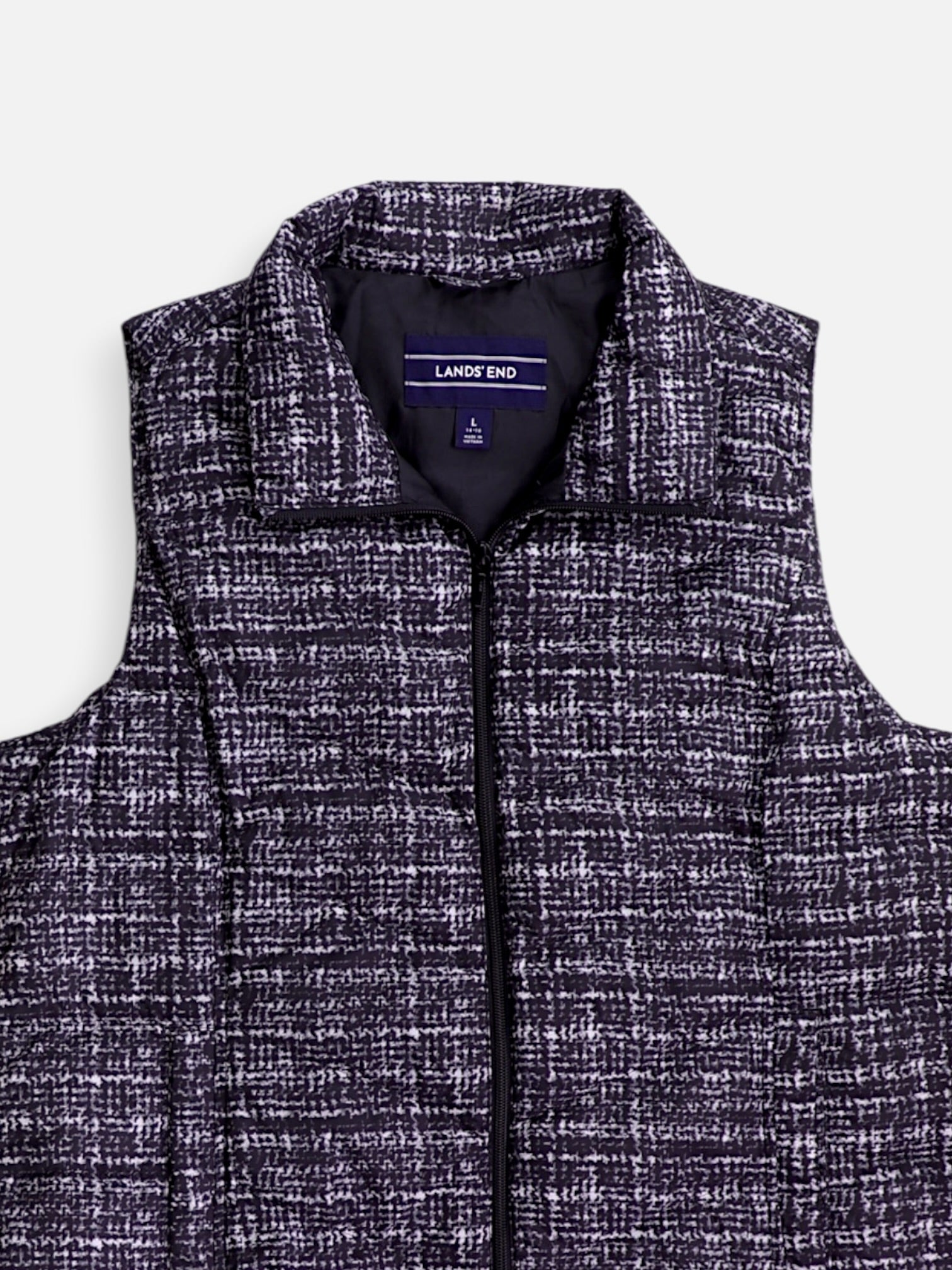 LANDS END Chaleco Impermeable - Mujer - Large