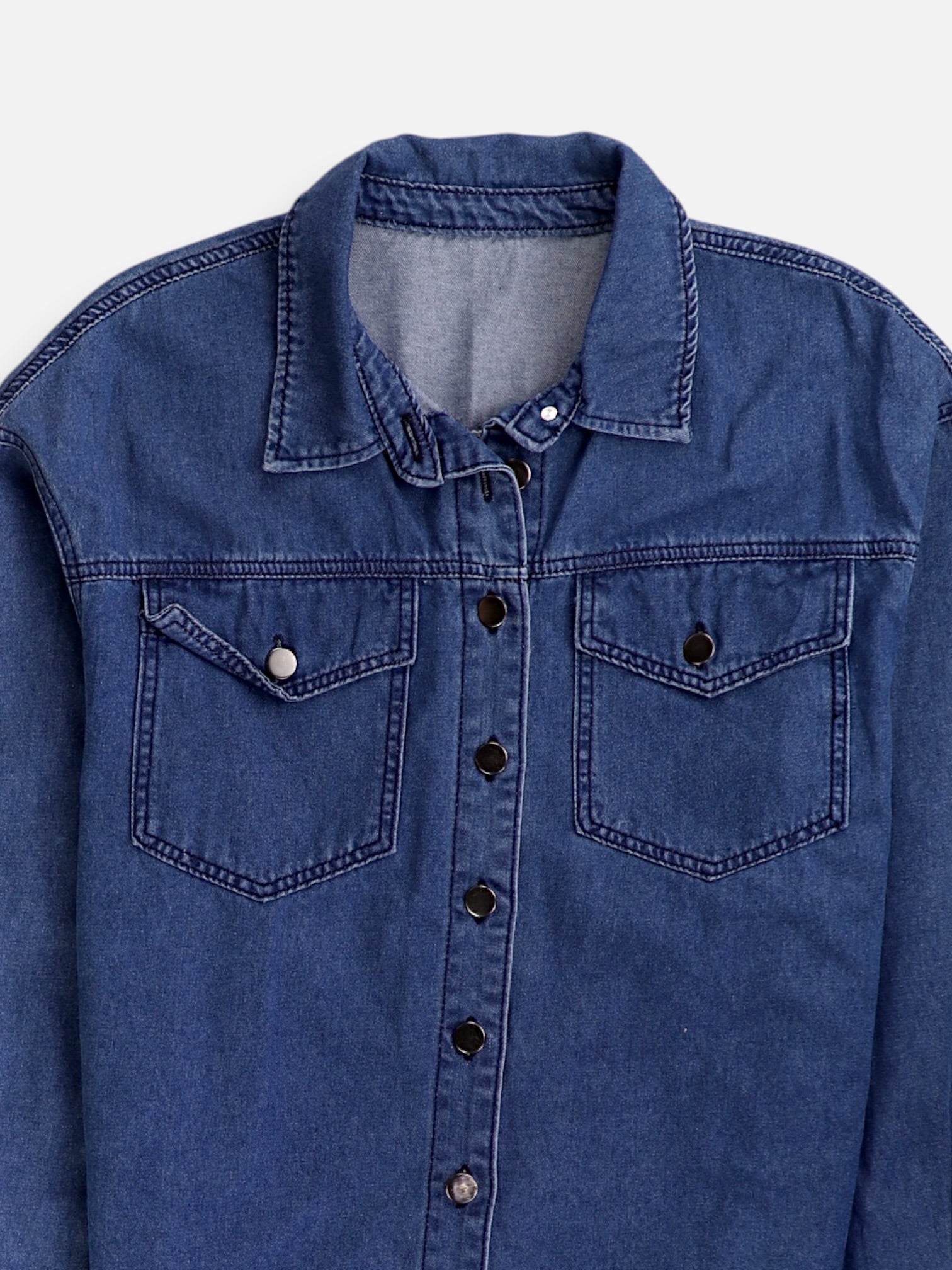 Chaqueta Sobrecamisa Denim - Mujer - Large