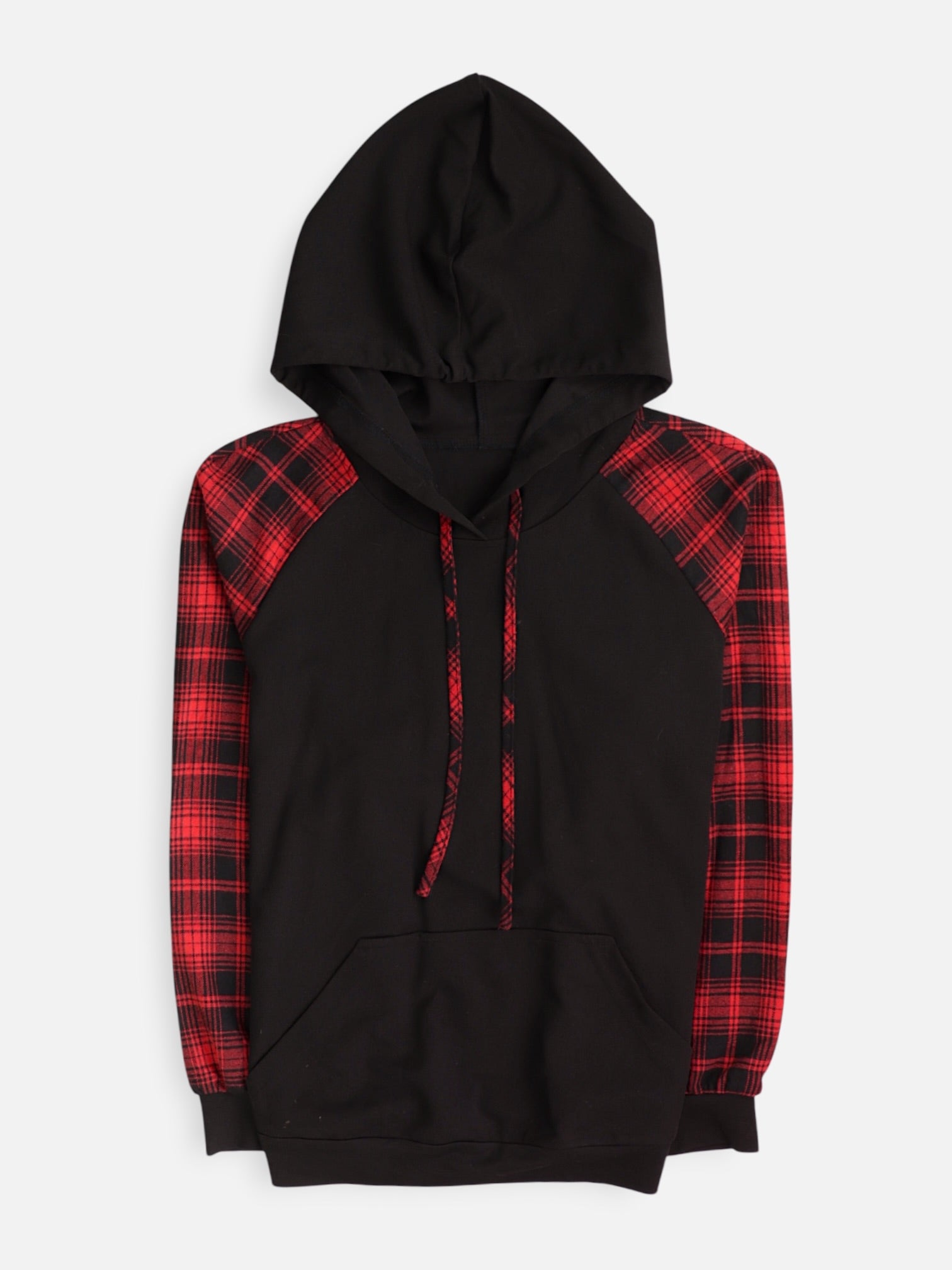 SHEIN Sudadera Hoodie Color Block - Mujer - 1xl