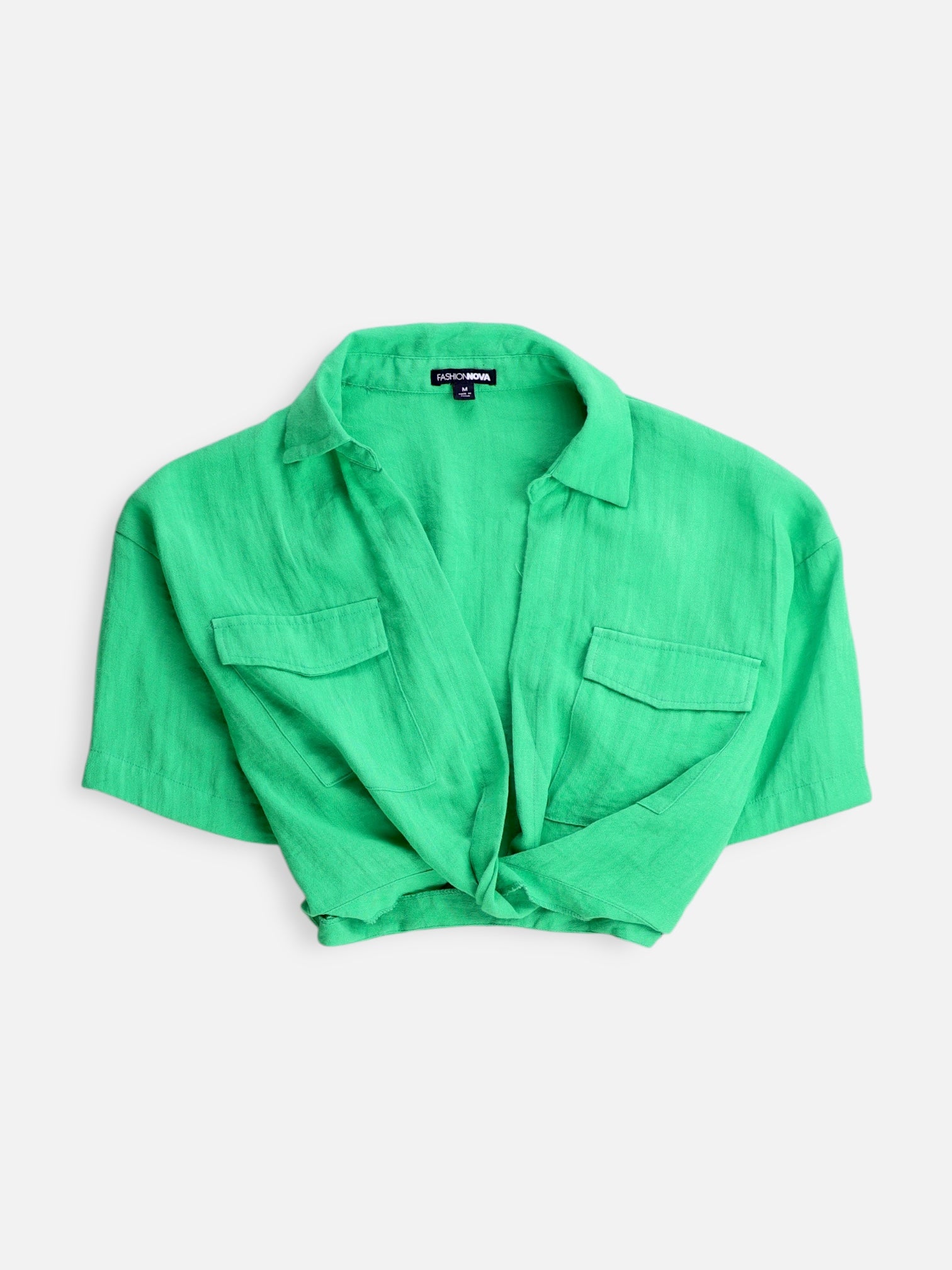 Fashionnova Blusa Crop Top - Mujer - Medium