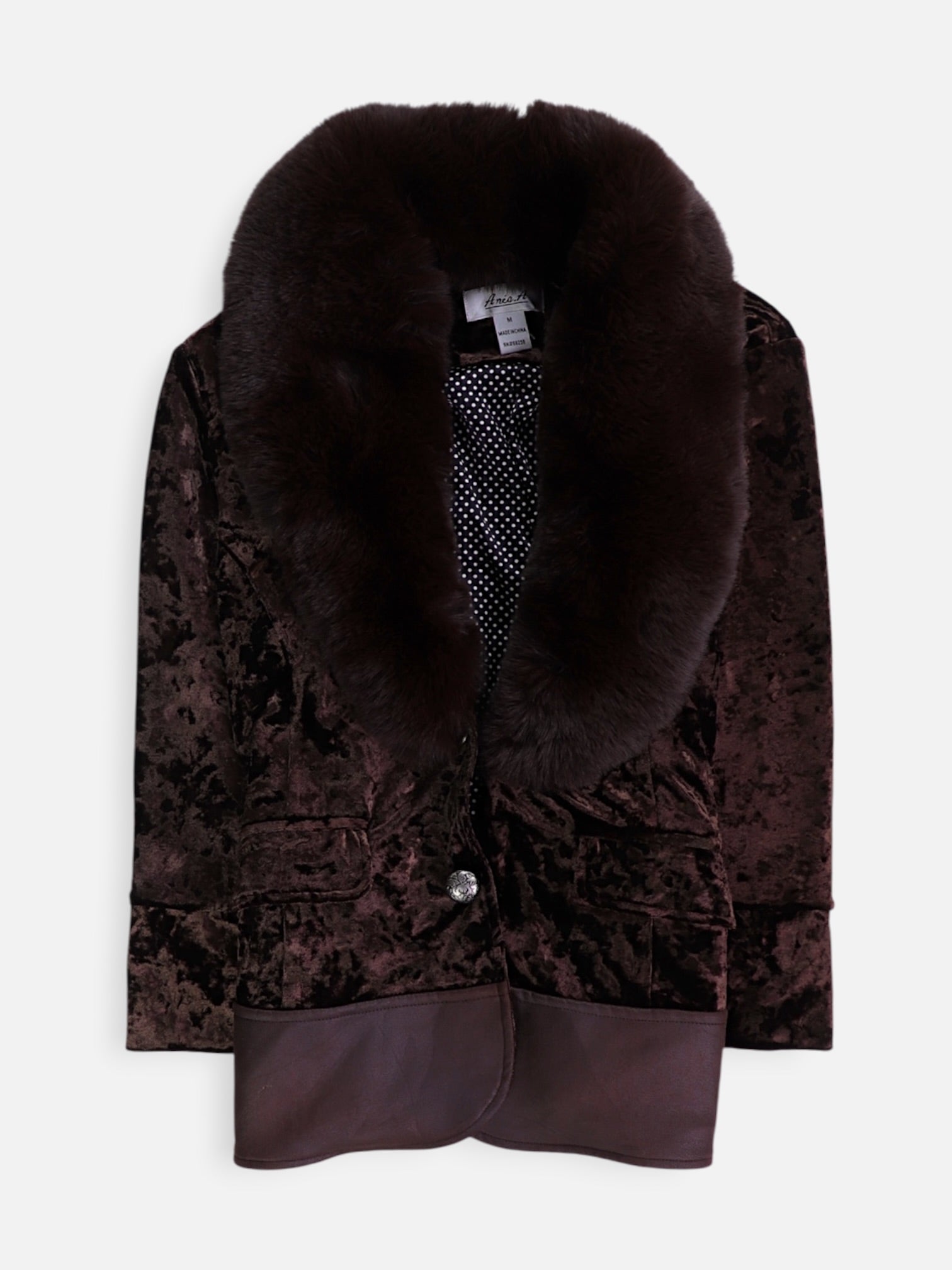 Chaqueta Casual Velvet - Mujer - Medium