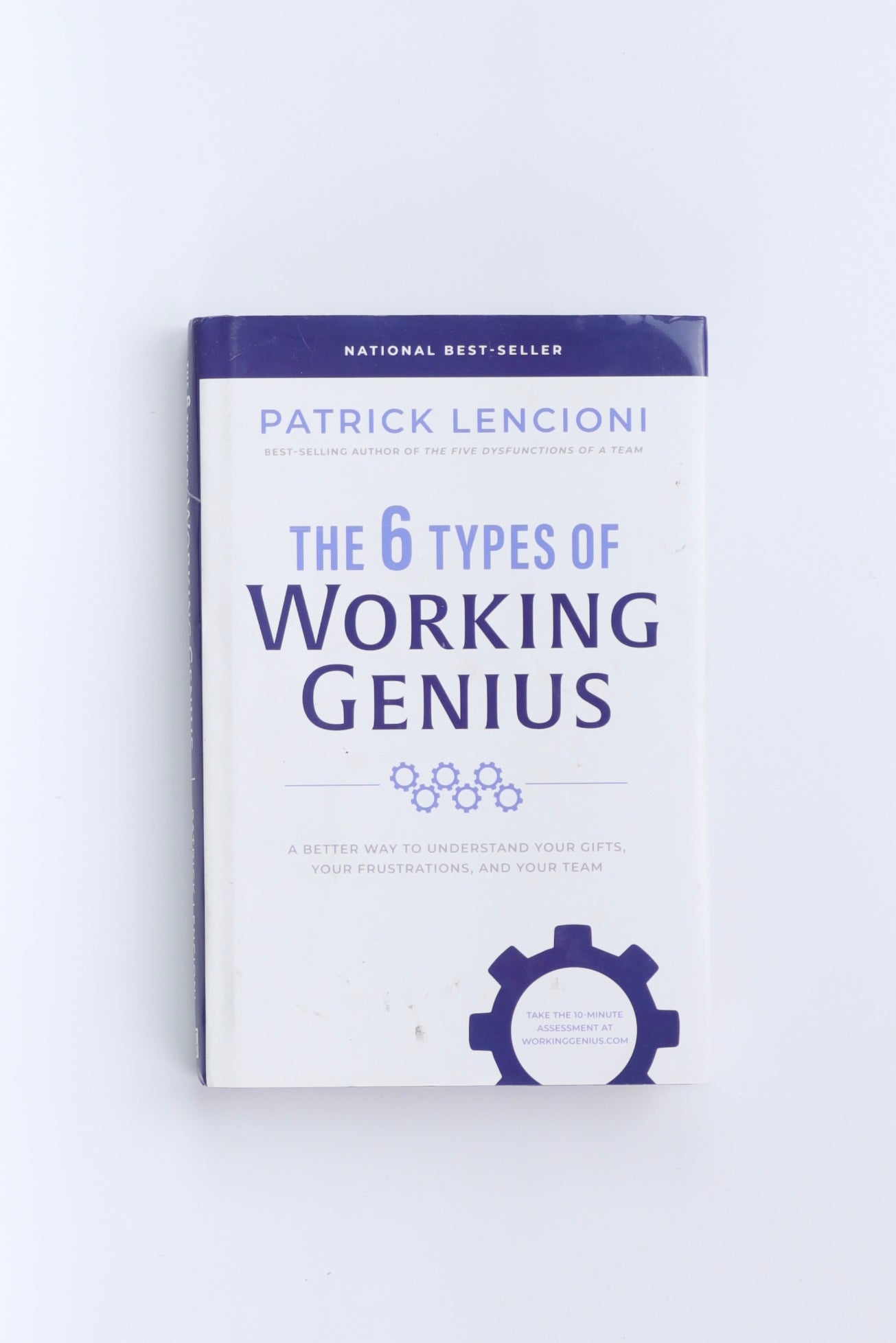 Libro THE 6  TYPES OF WORKING GENIUS  by PATRICK LENCIONI