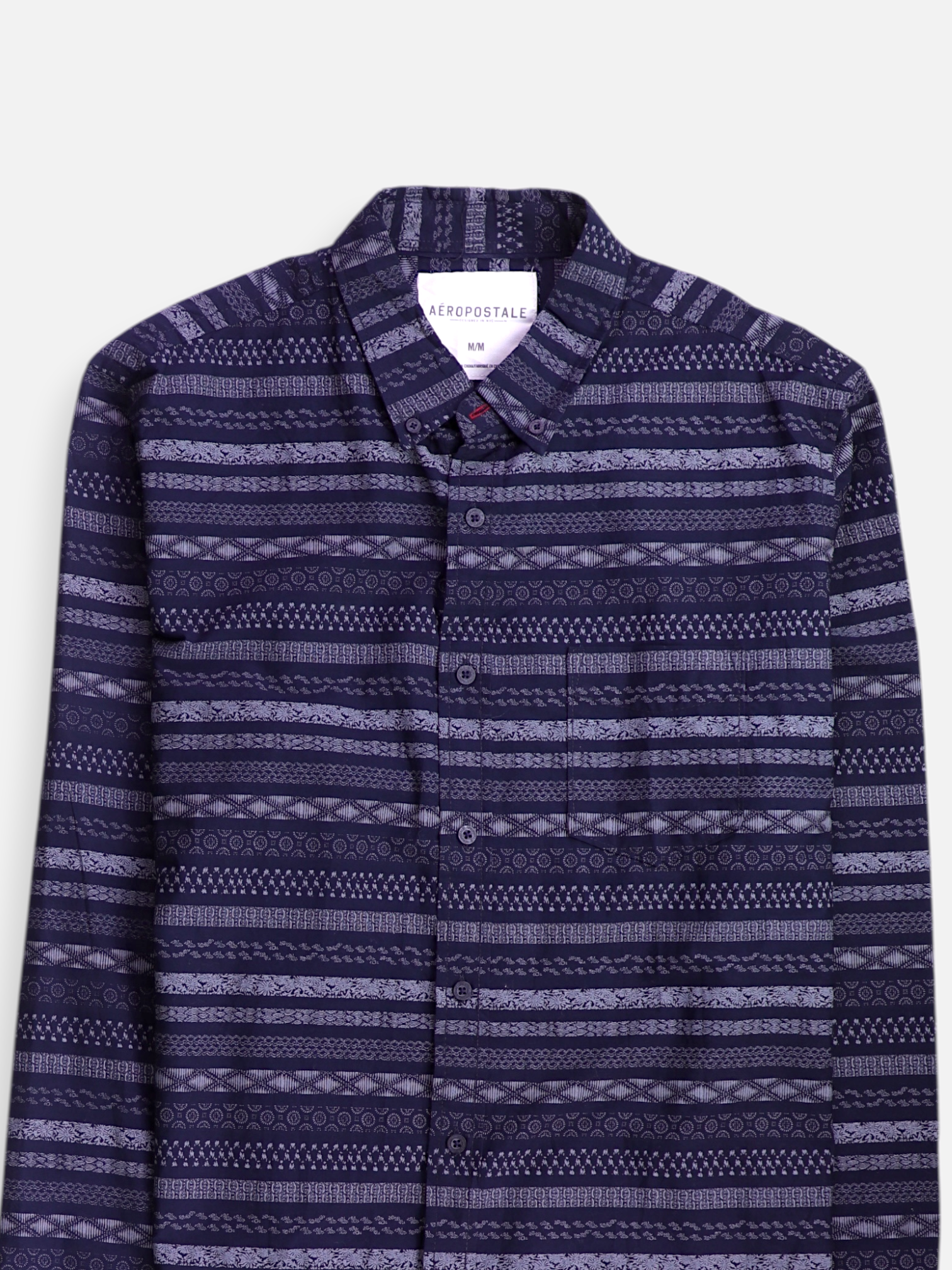 Aeropostale Camisa Casual - Hombre - Medium