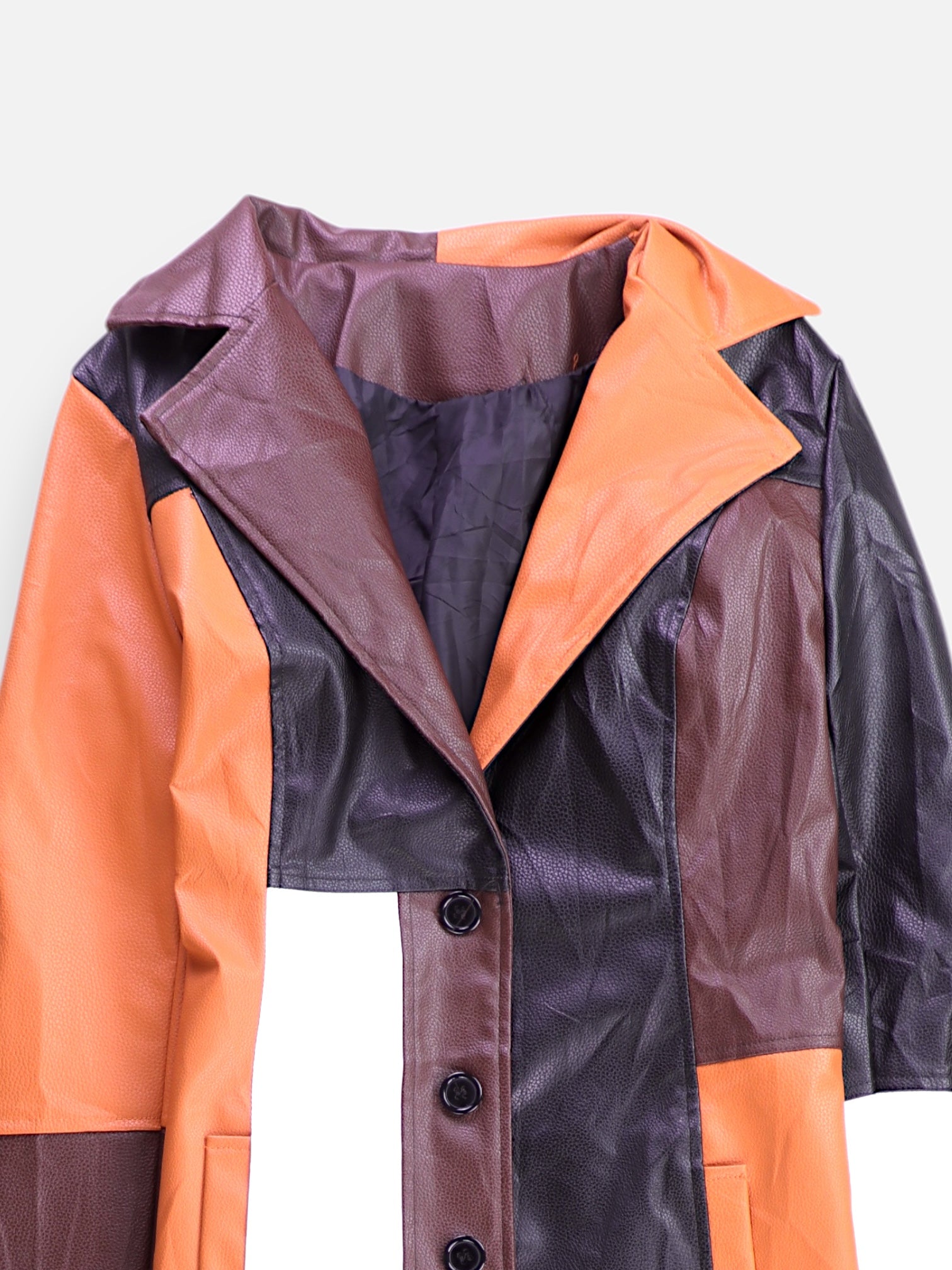 Abrigo  Single breasted trench Color Block - Mujer - Medium