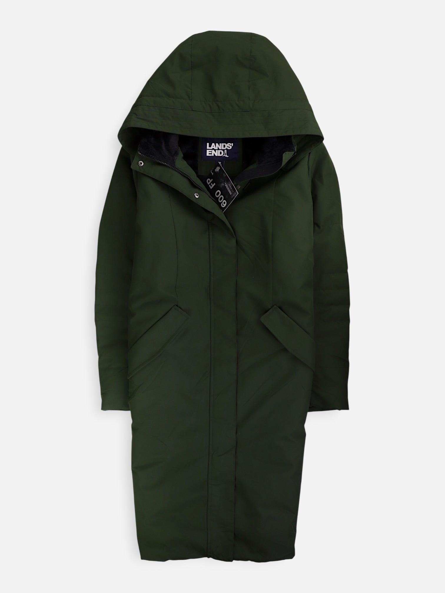 LANDS END Abrigo Casual Impermeable - Hombre - Medium
