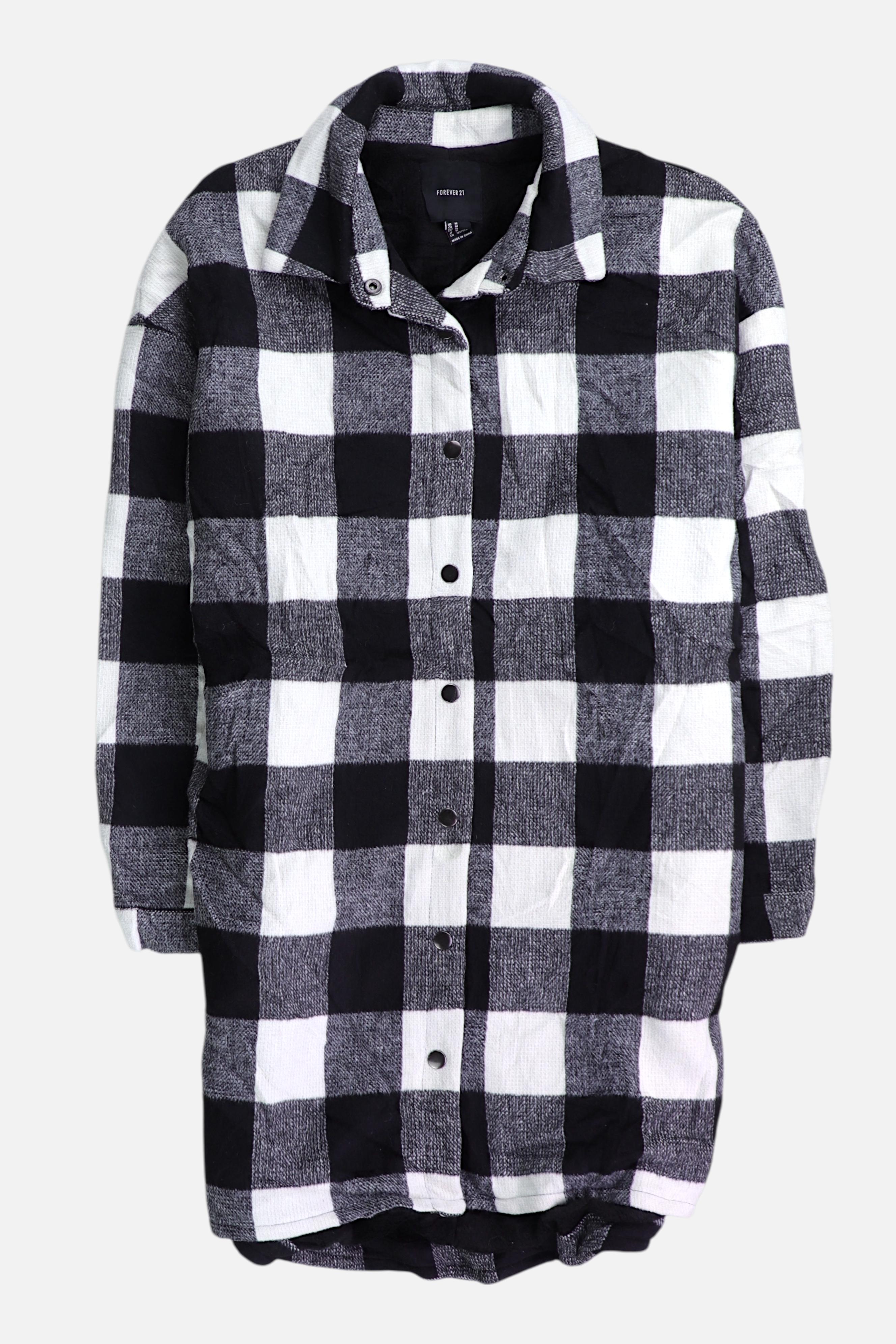 Forever 21 Chaqueta Sobrecamisa Color Block - Hombre - Medium