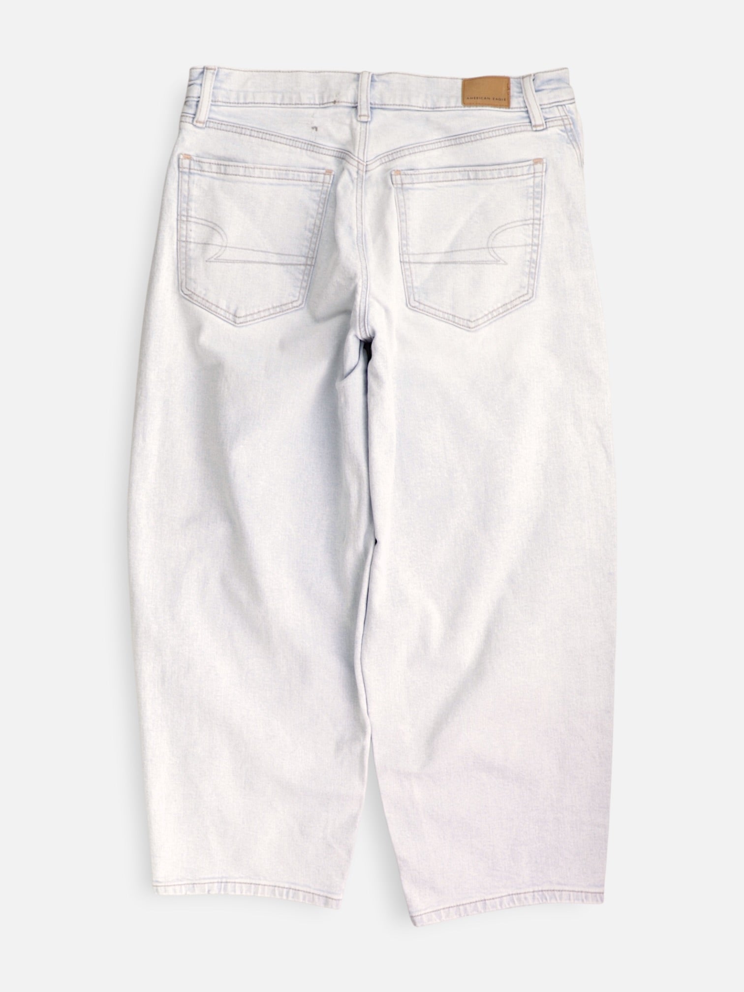 American Eagle Jean low-rise baggy barrel Denim - Mujer - 8
