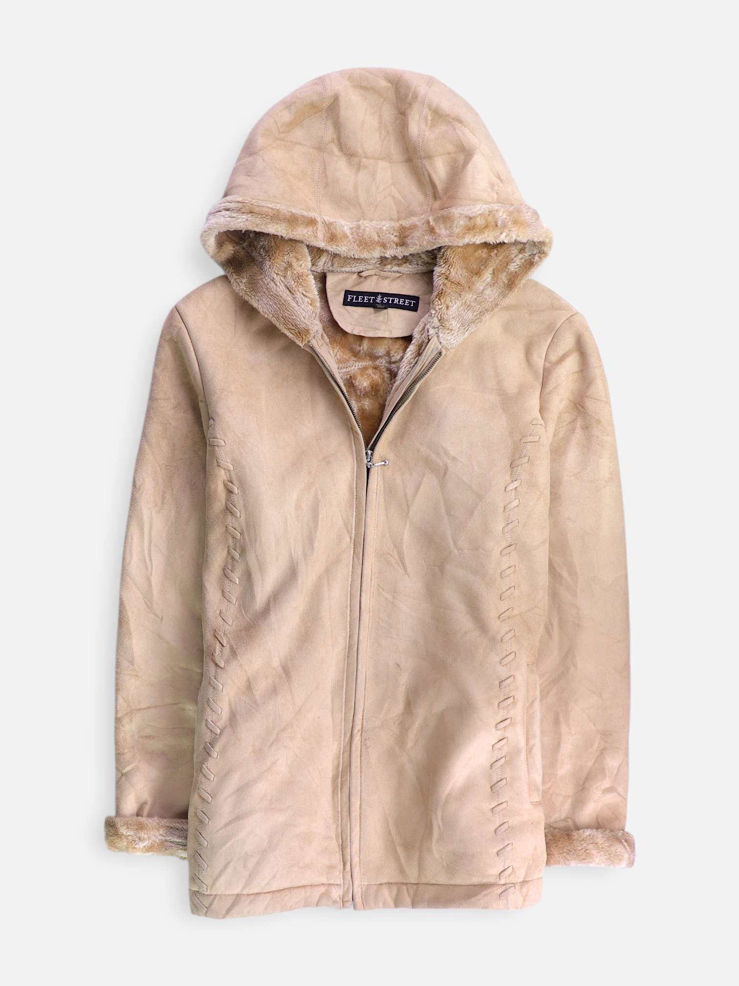 Chaqueta Casual Suede - Mujer - Large