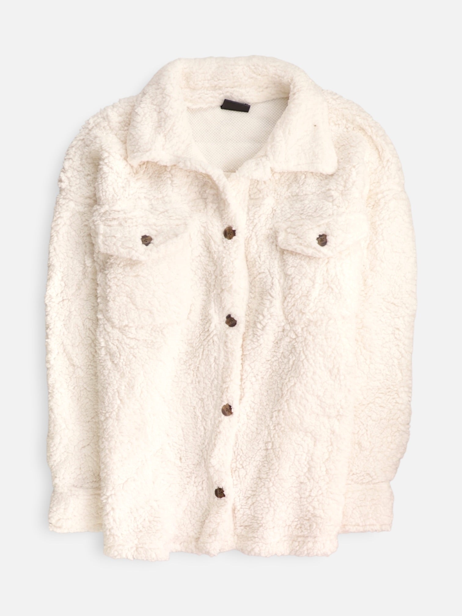 32 HEAT COOL Chaqueta Sobrecamisa Teddy - Mujer - M/L