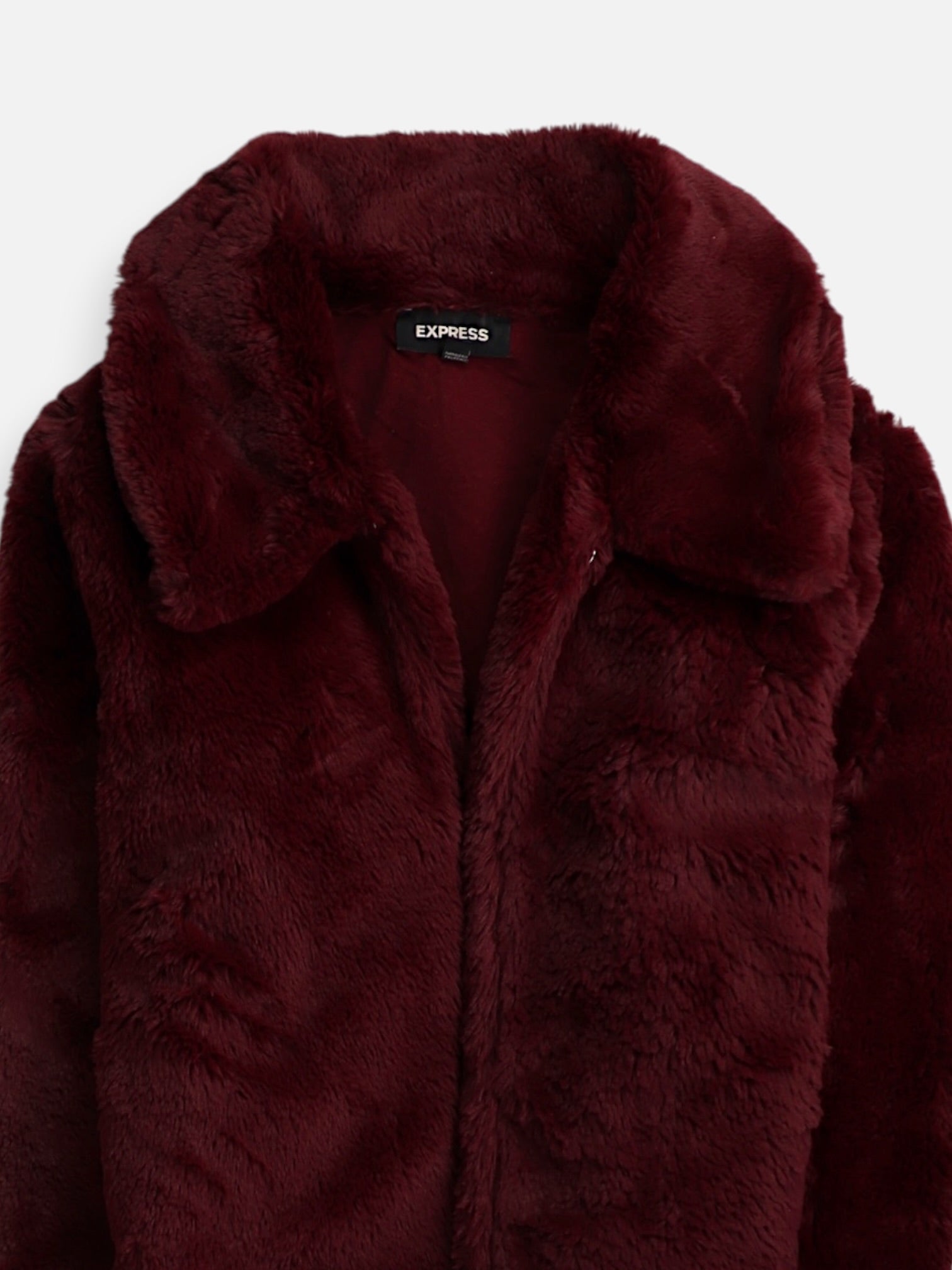 EXPRESS Chaqueta Casual Teddy - Mujer - XS